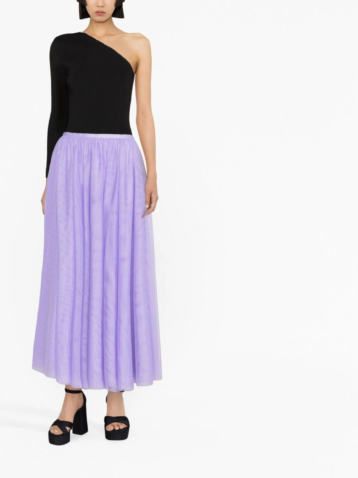 tulle long skirt