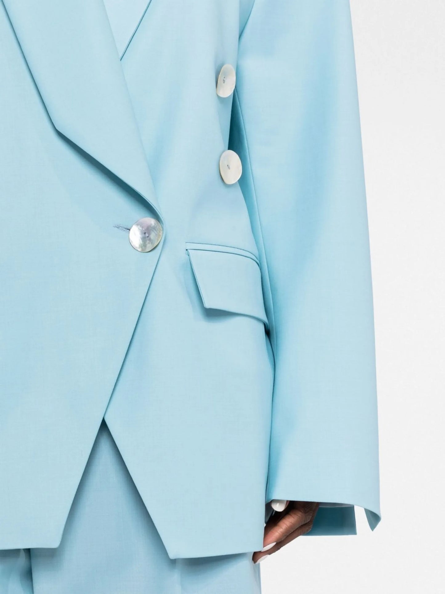 oversized double-breasted blazer
