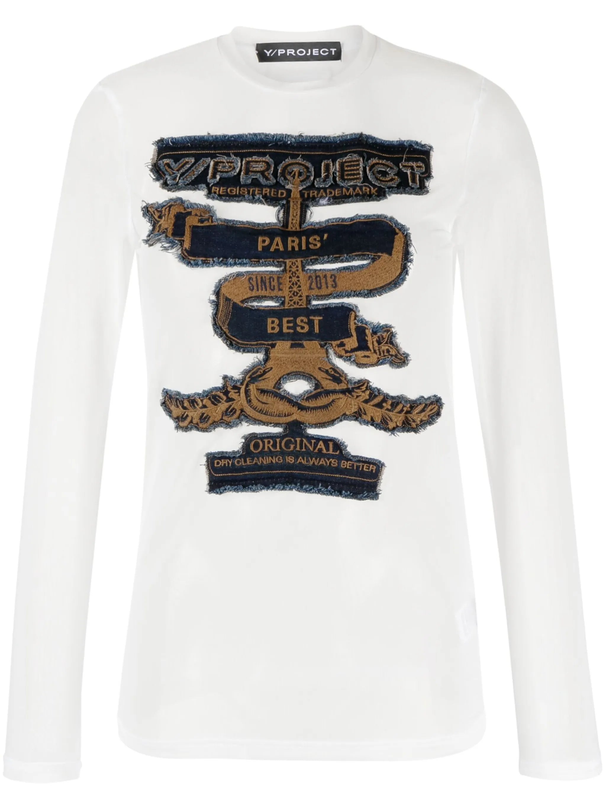 Paris Best long-sleeve mesh T-shirt
