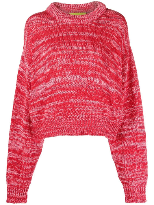 chunky-knit jumper