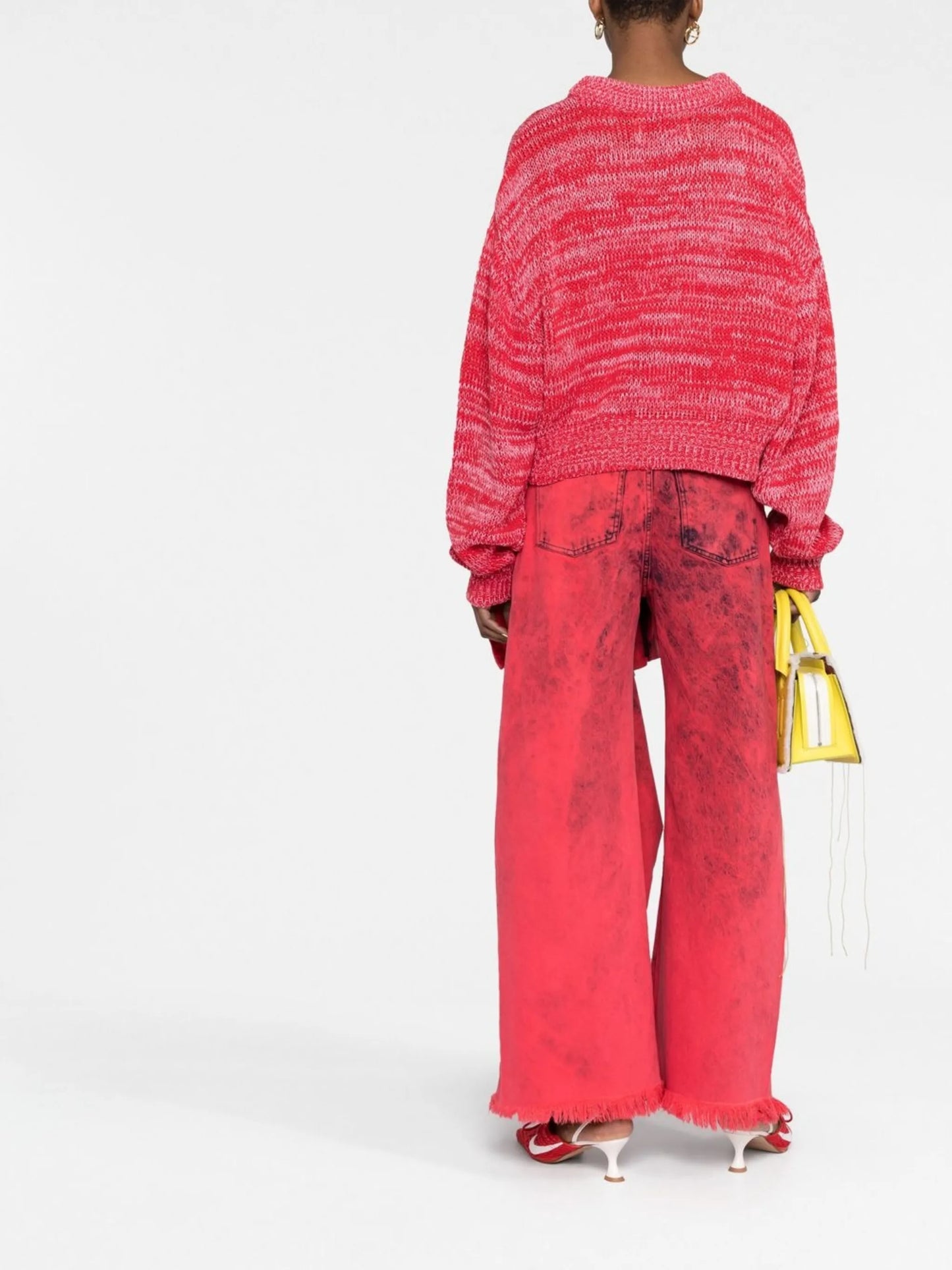 chunky-knit jumper