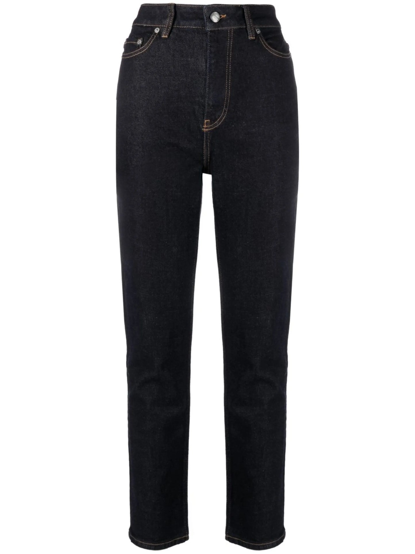slim-leg cropped jeans