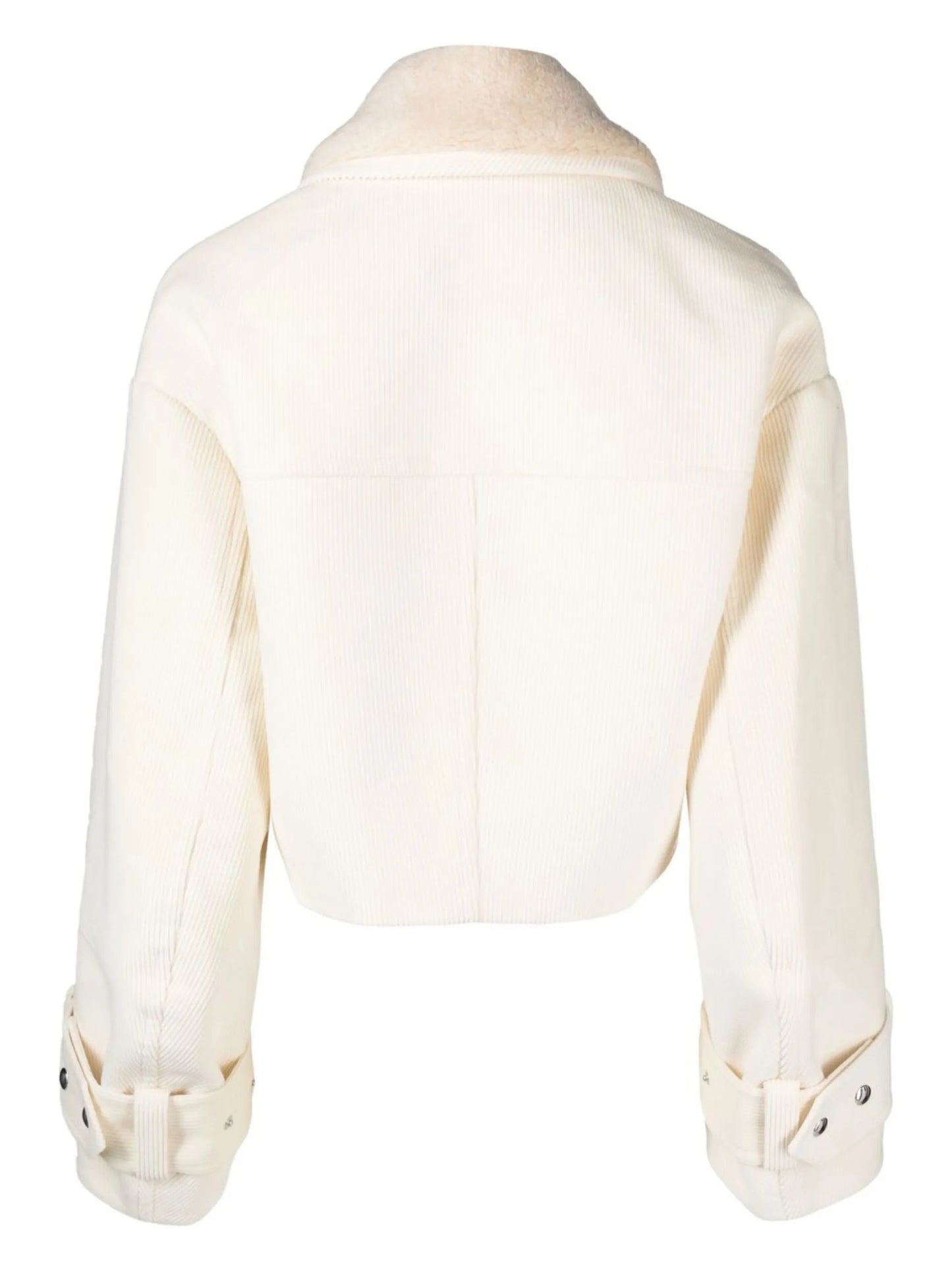 faux-shearling collar jacket
