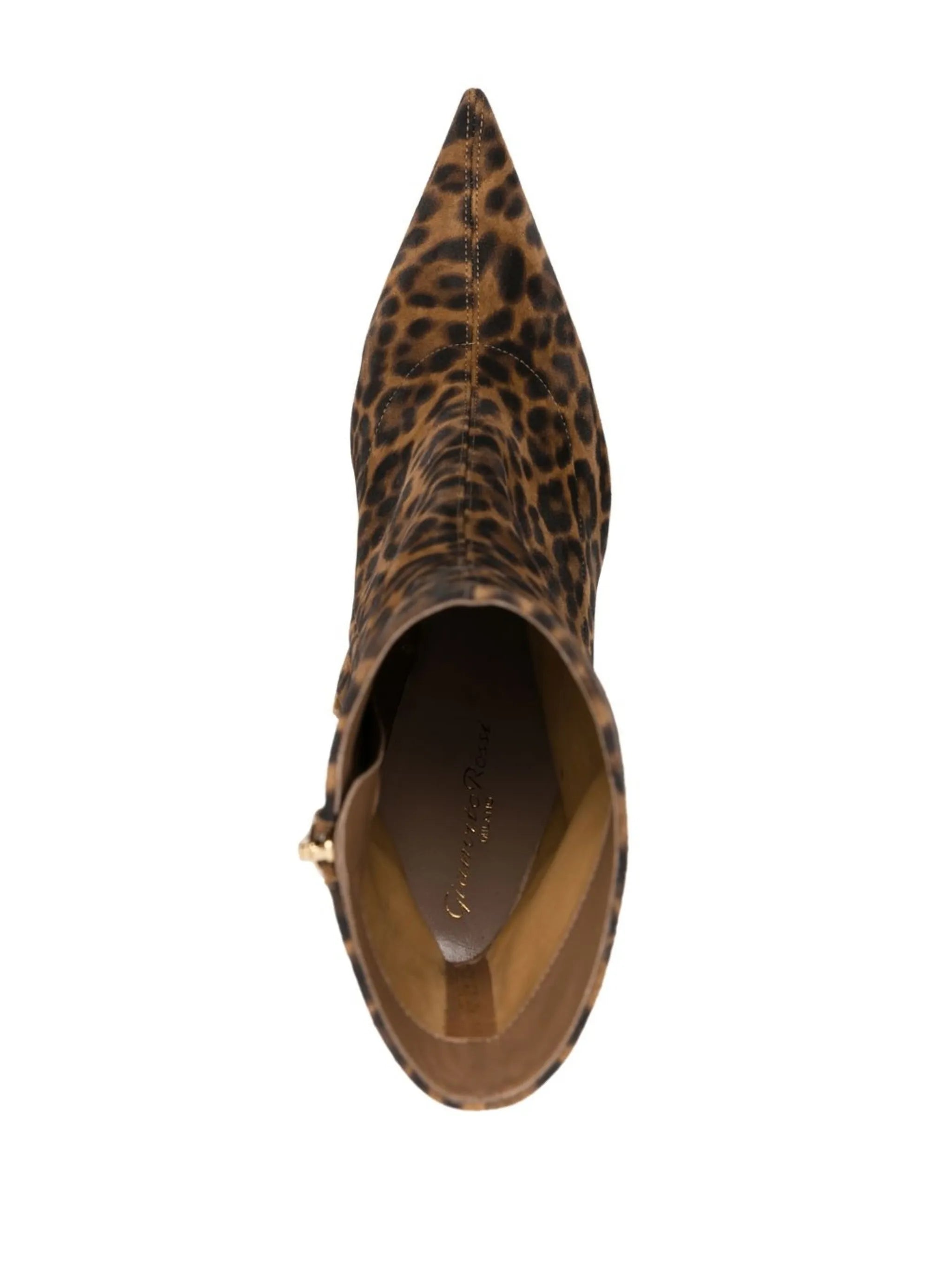 Dunn 85mm leopard-print boots