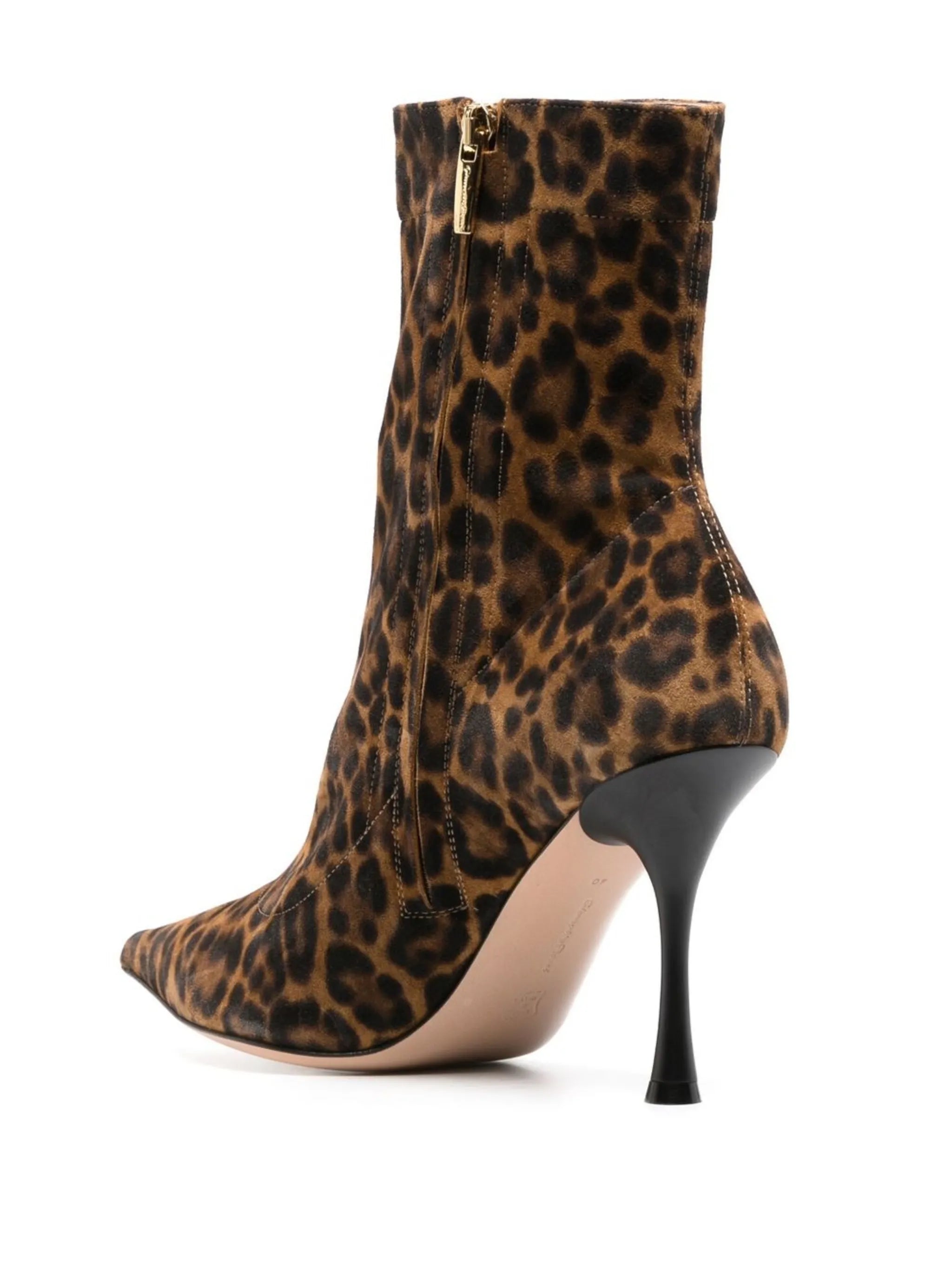 Dunn 85mm leopard-print boots
