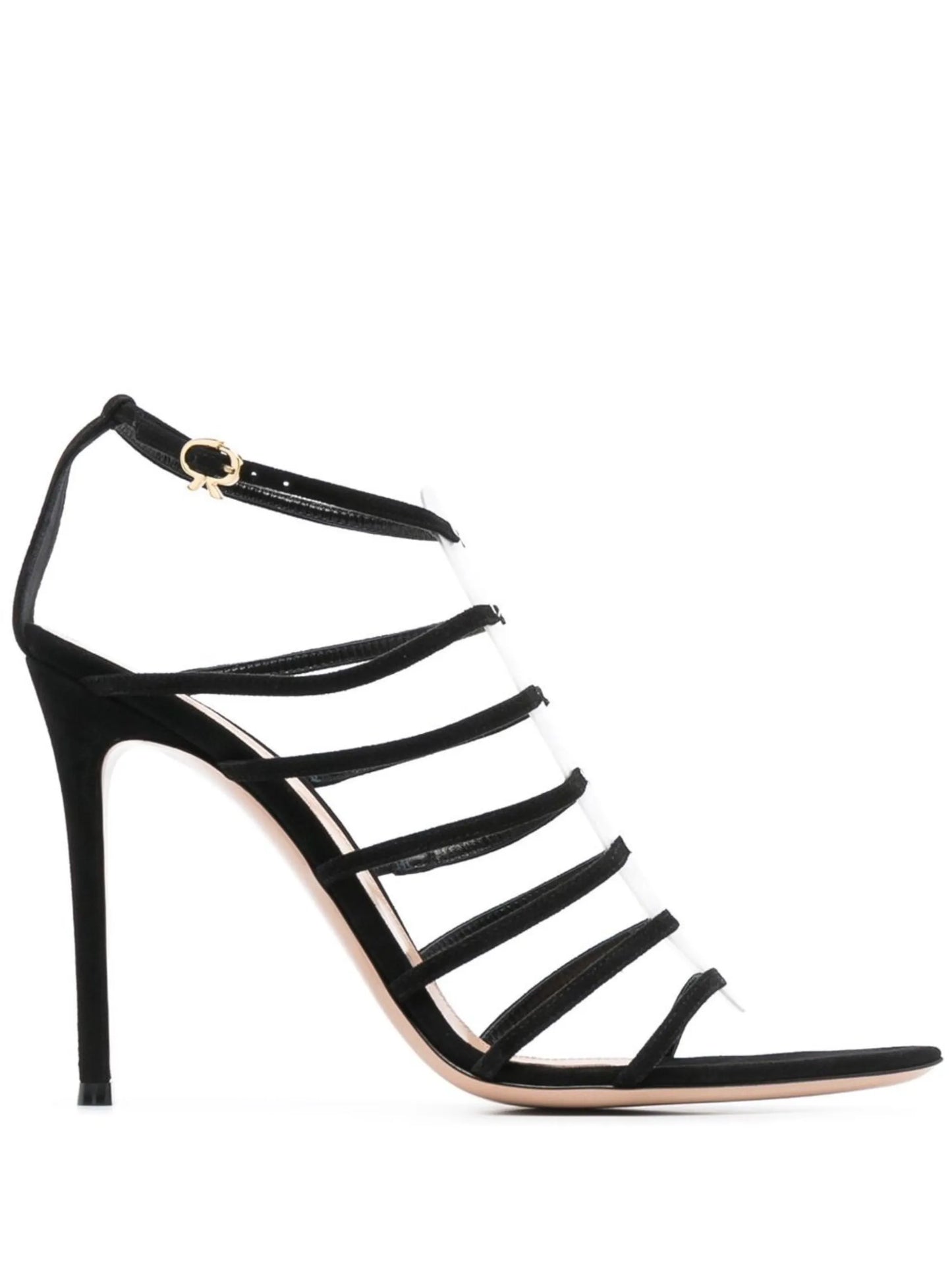 Ribbon 105mm strappy sandals