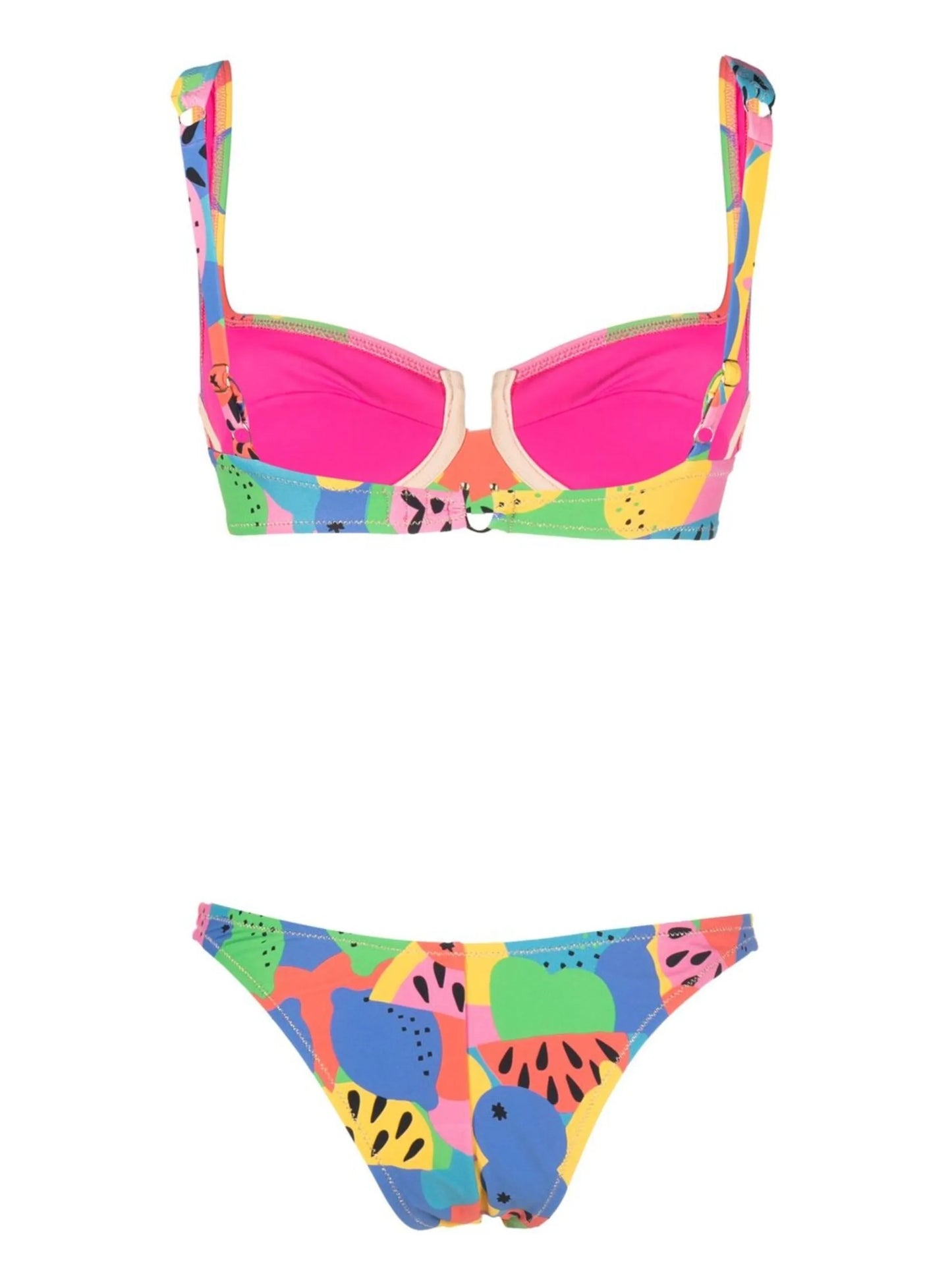 Brigette graphic-print bikini
