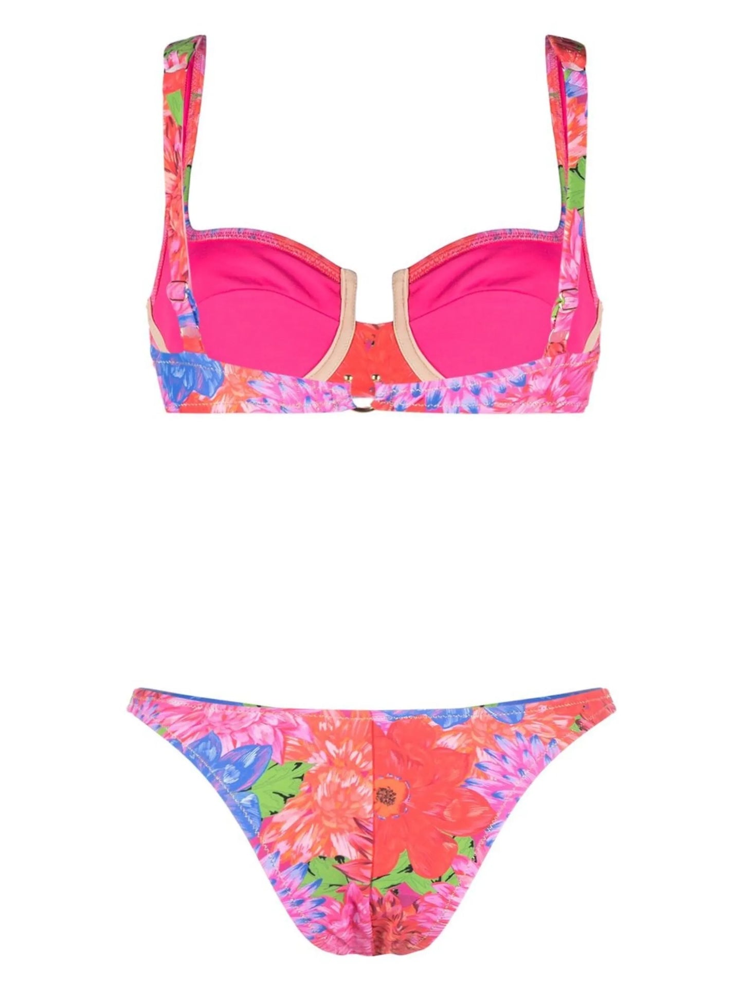 Brigette floral-print bikini