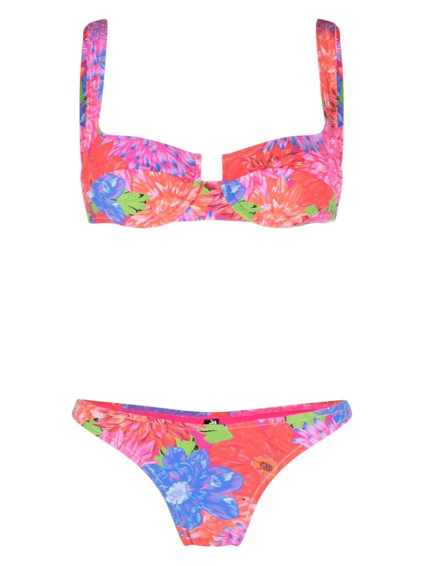 Brigette floral-print bikini