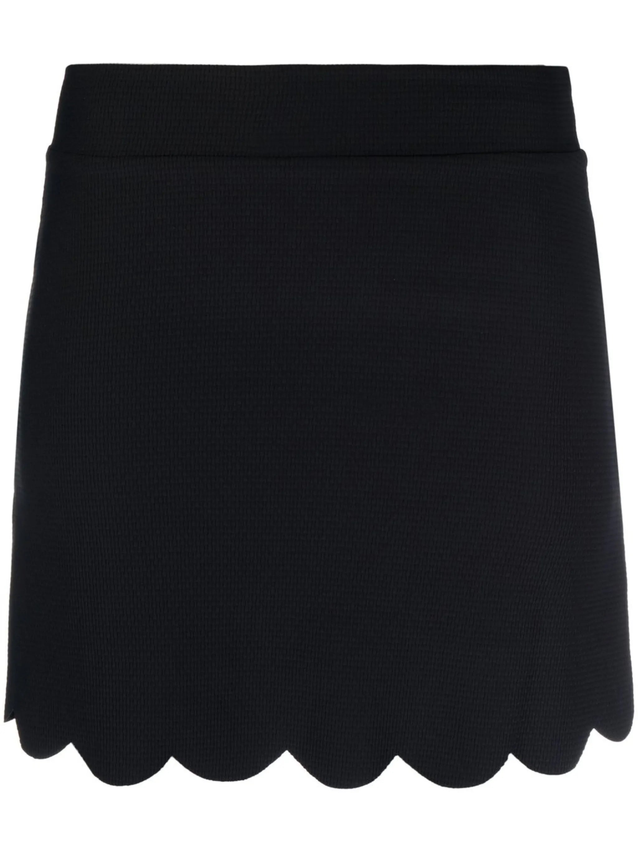 Morton scallop hem miniskirt