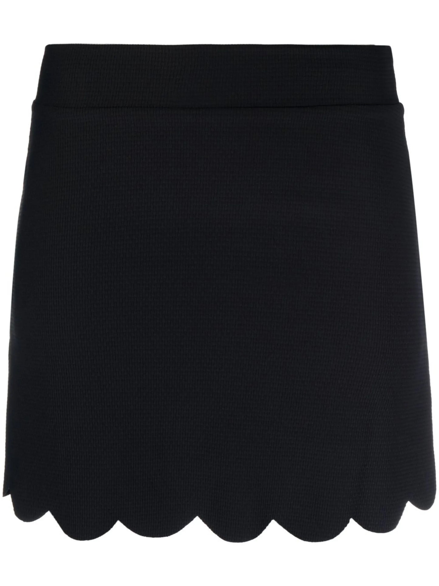 Morton scallop hem miniskirt