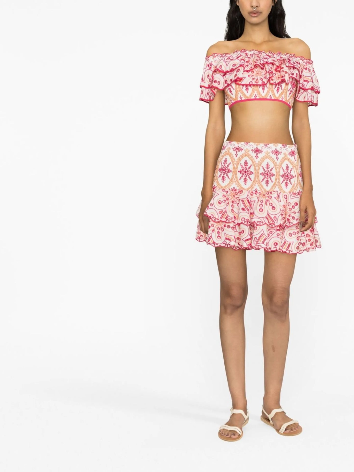 Noa broderie anglaise miniskirt