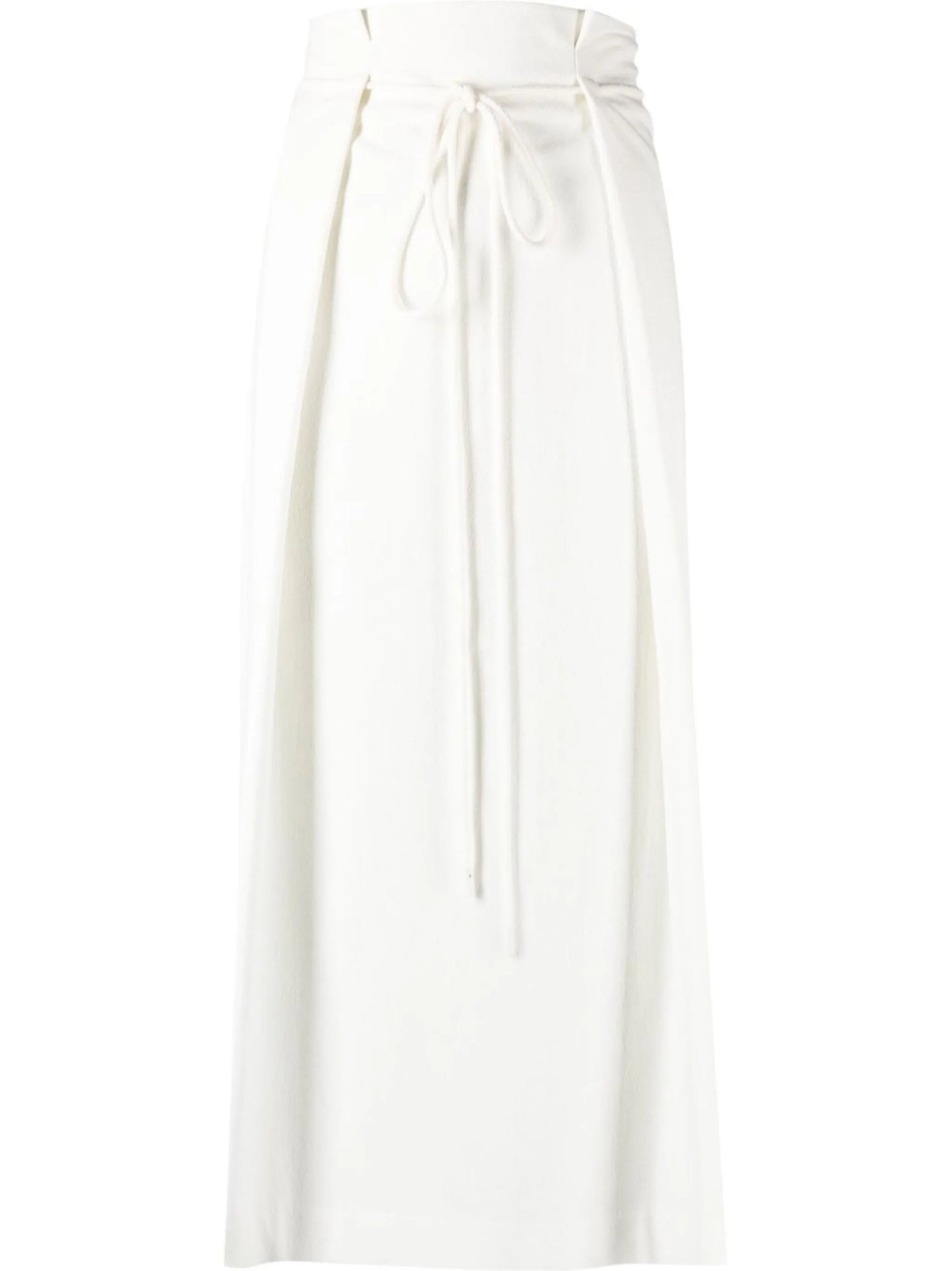 pleated-effect drawstring skirt