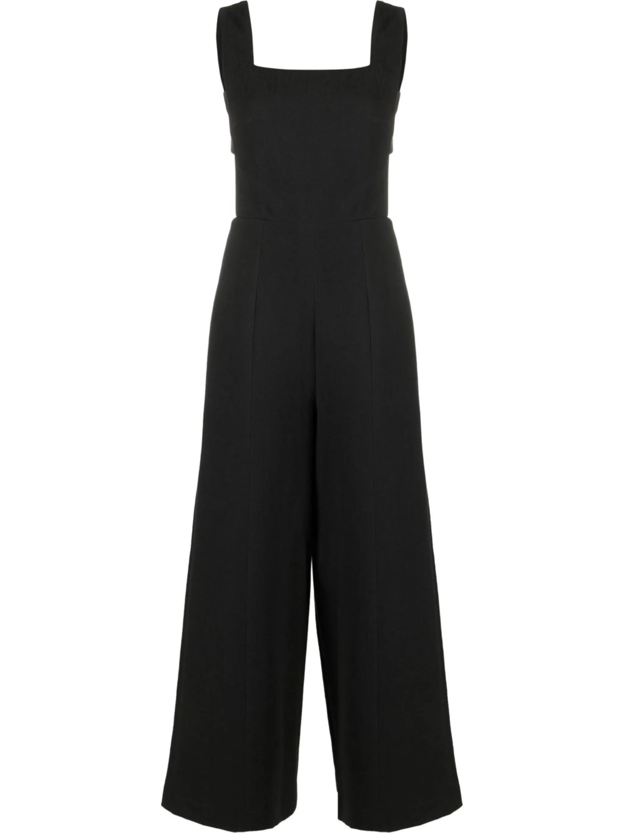 square-neck jumpsuit