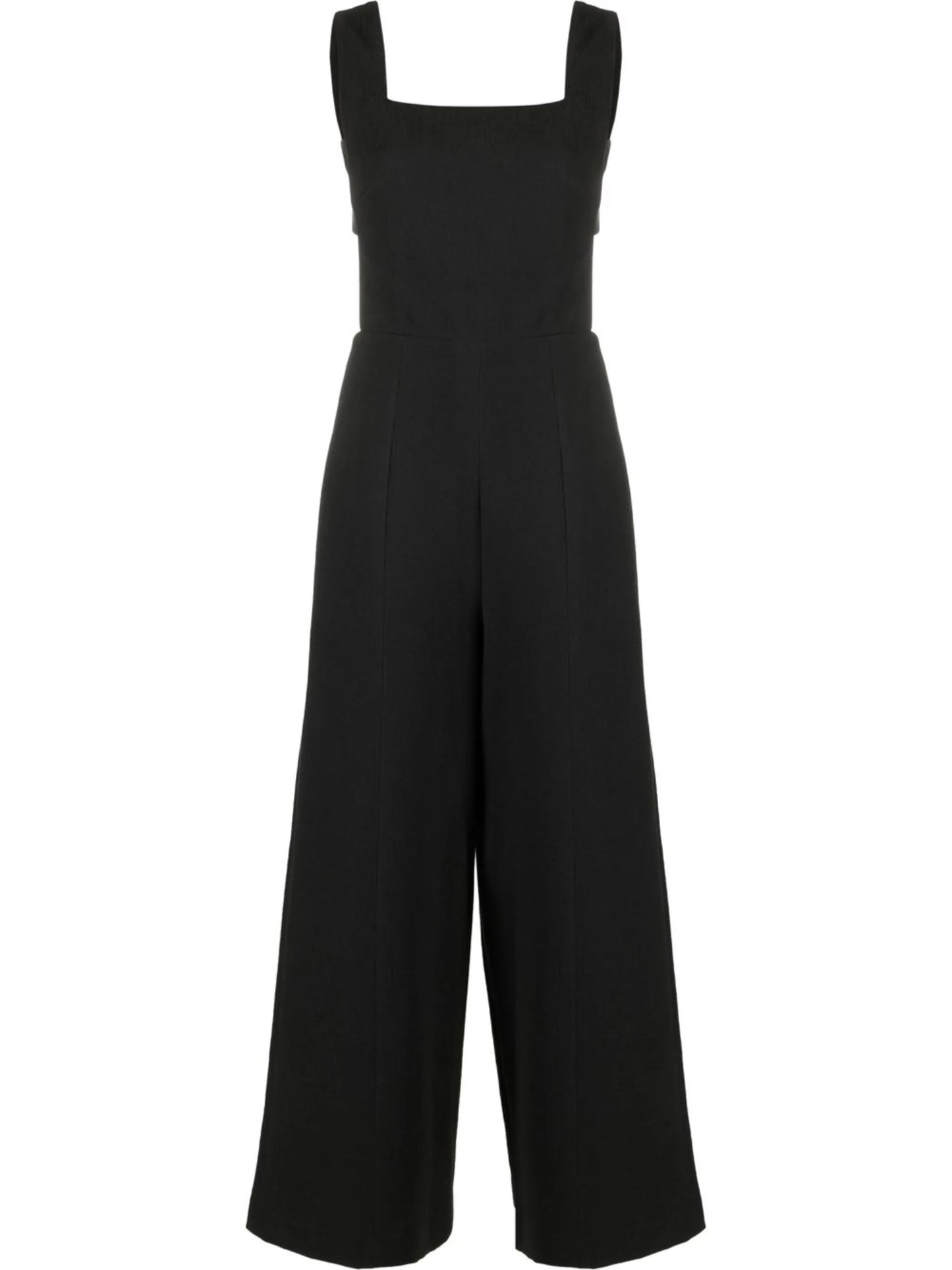 square-neck jumpsuit