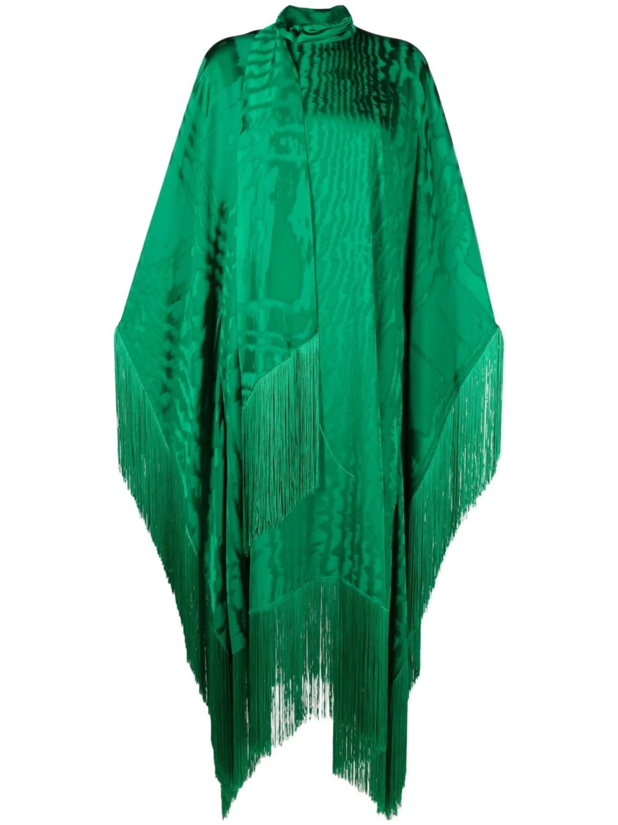 Mrs Ross moire-effect kaftan dress