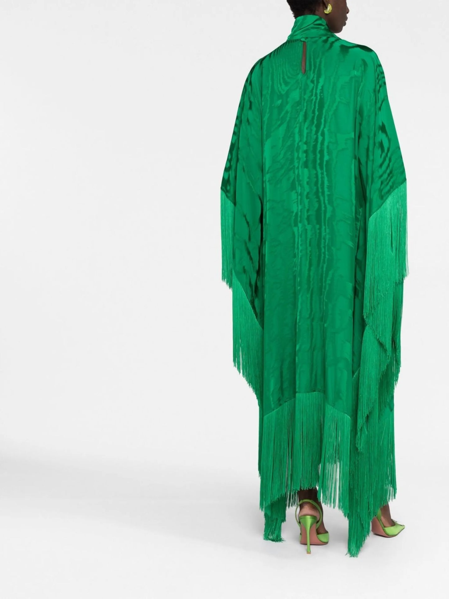 Mrs Ross moire-effect kaftan dress