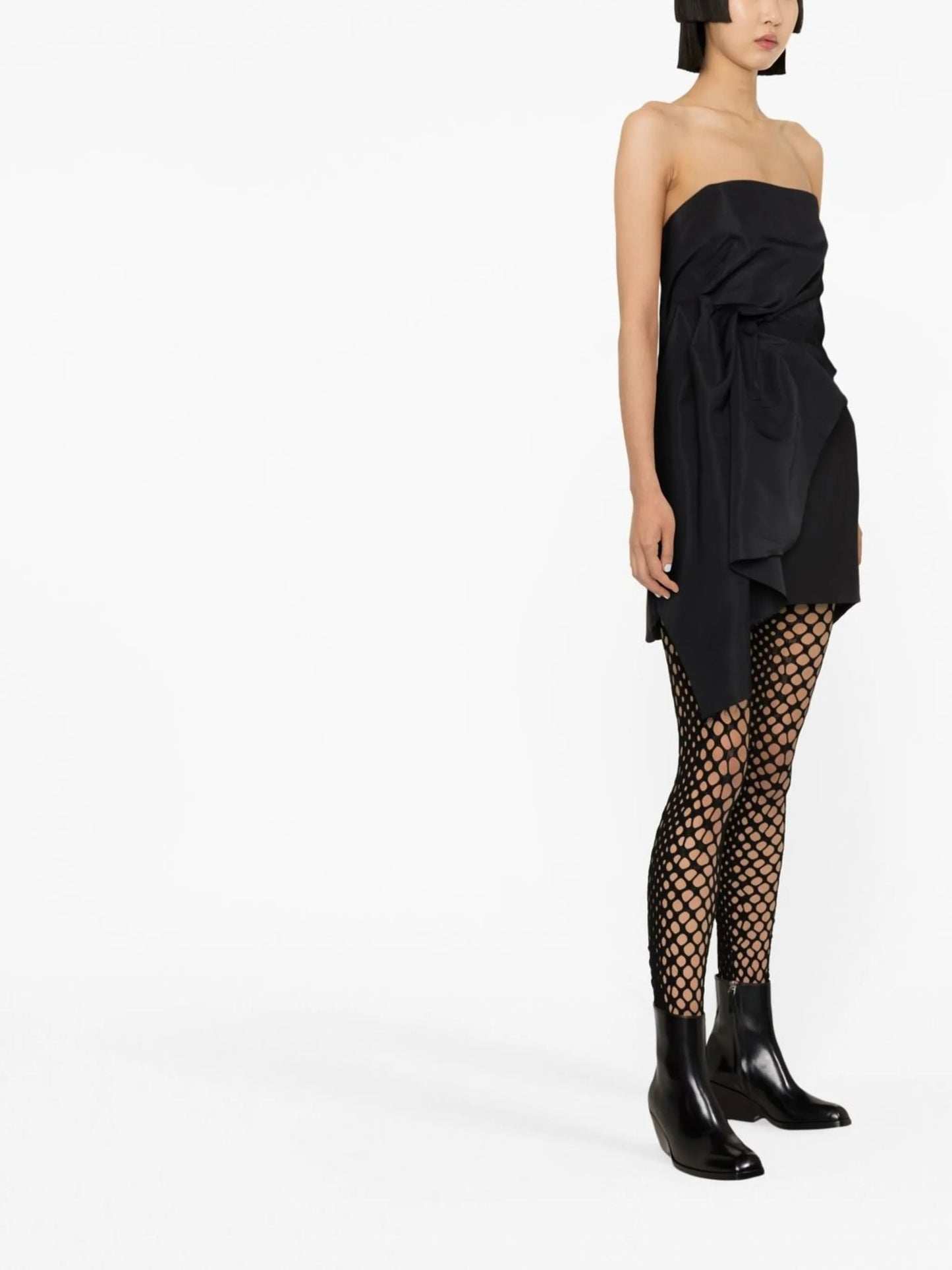 draped corset top
