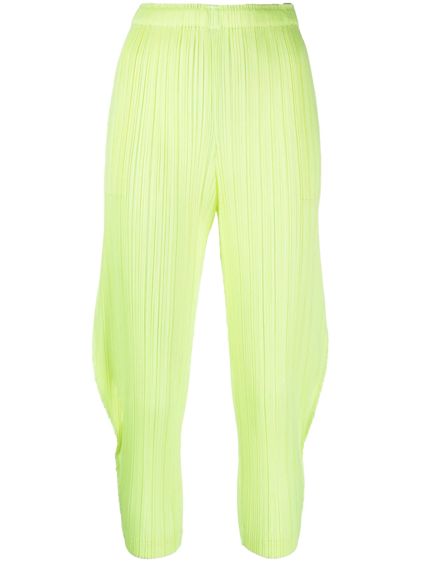 Monthly Colors January high-rise plissé trousers