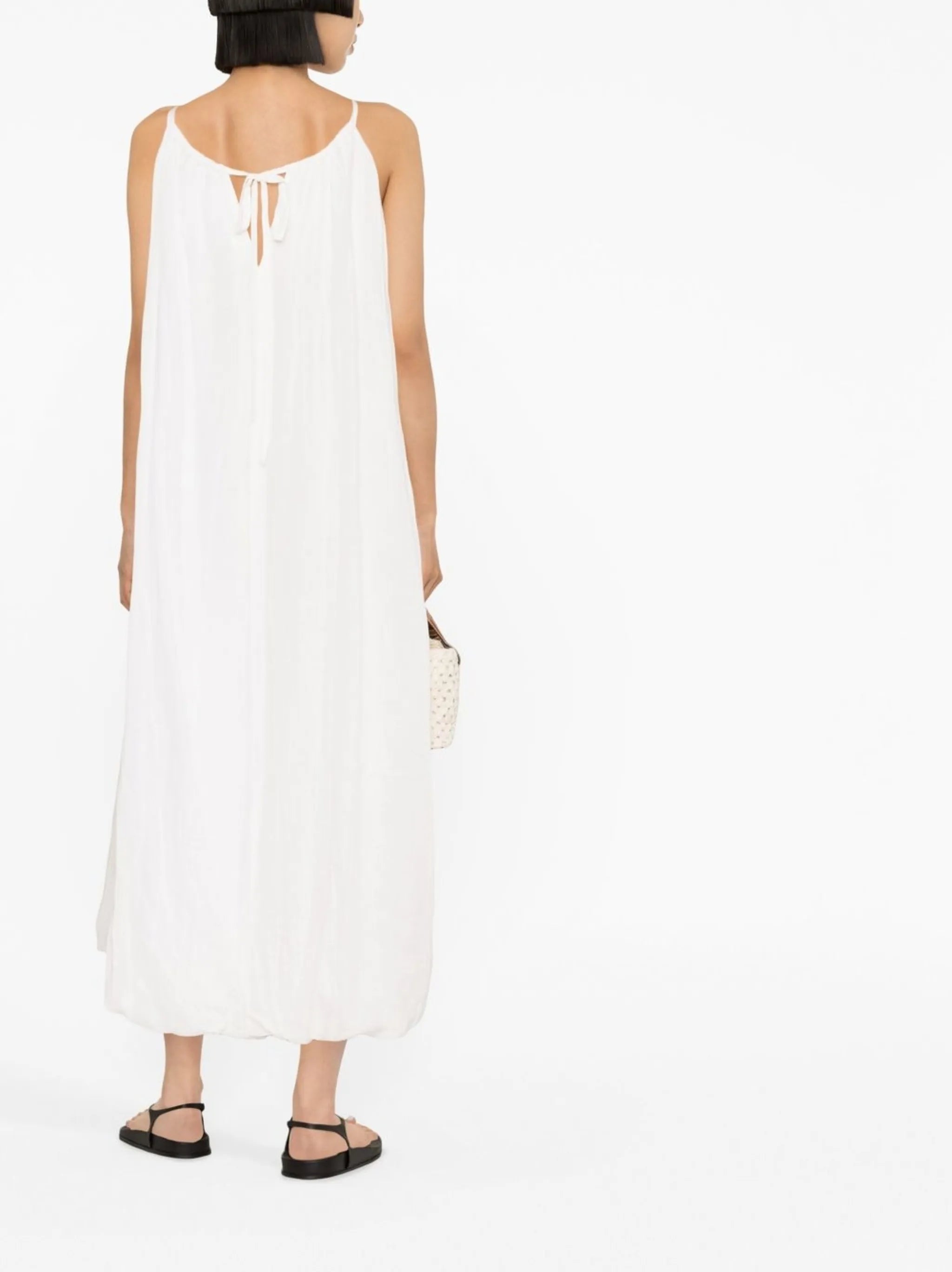 halterneck midi dress