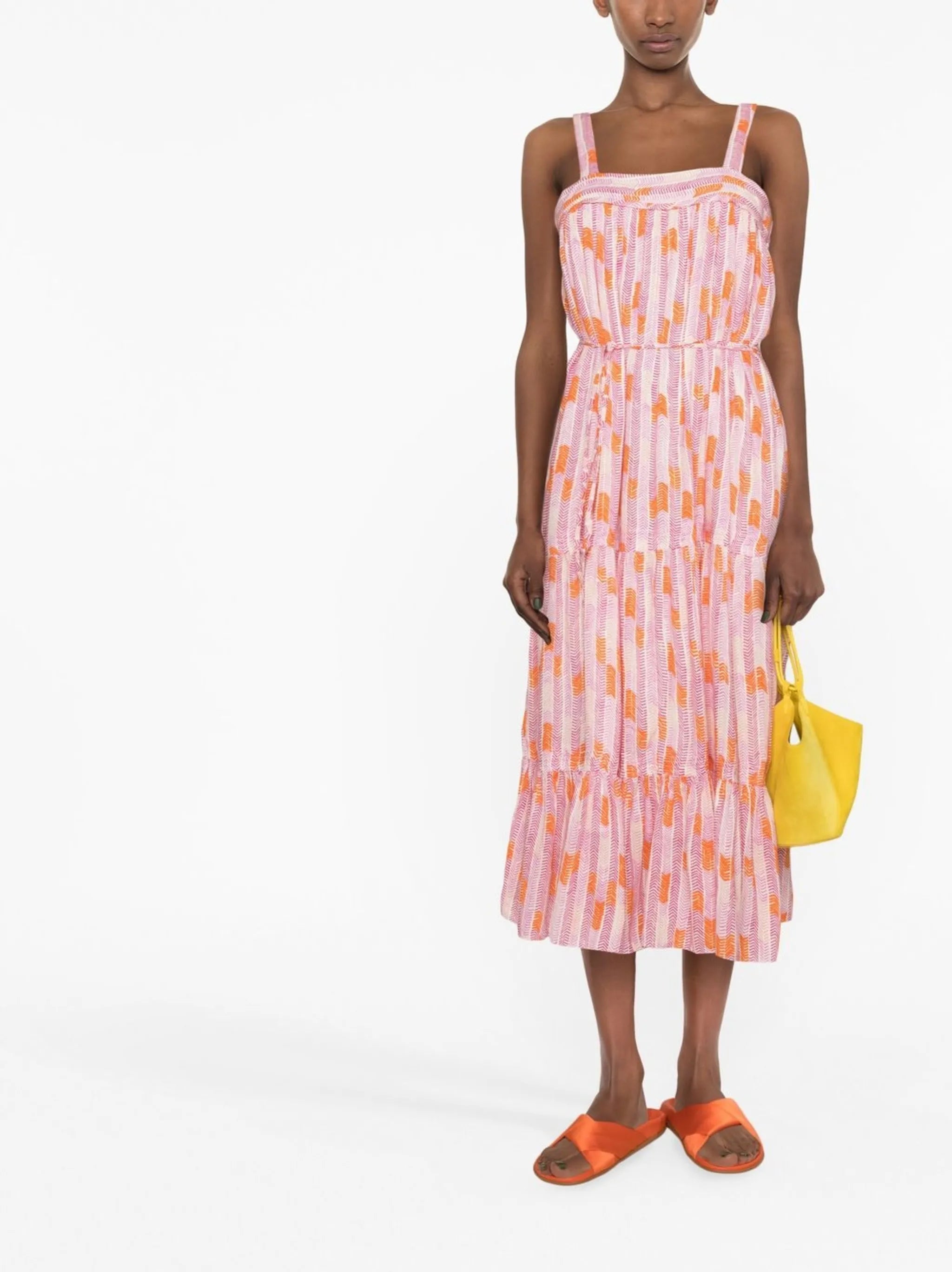 Gigi Sweepy midi-dress
