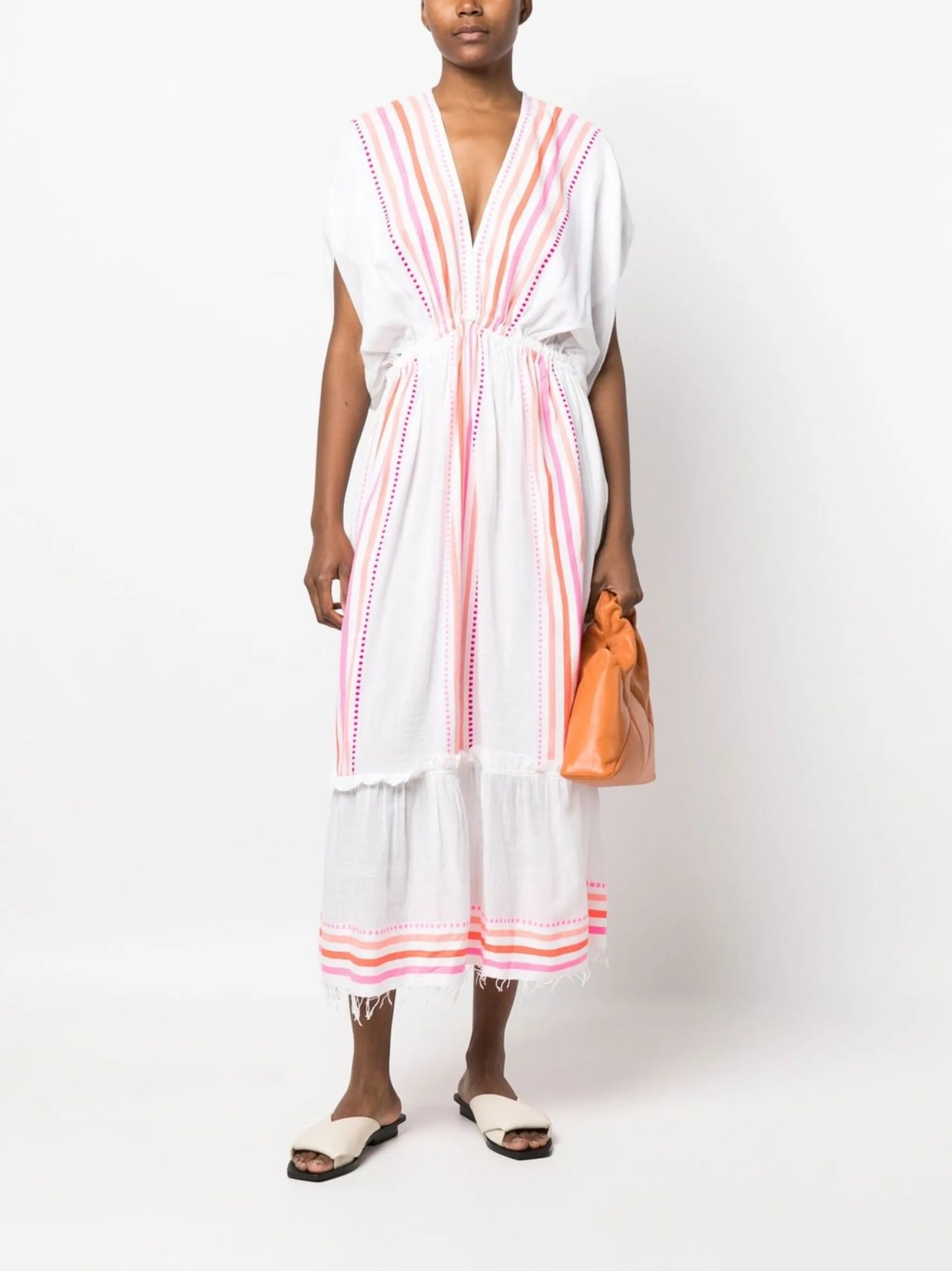 Eshe stripe-print dress