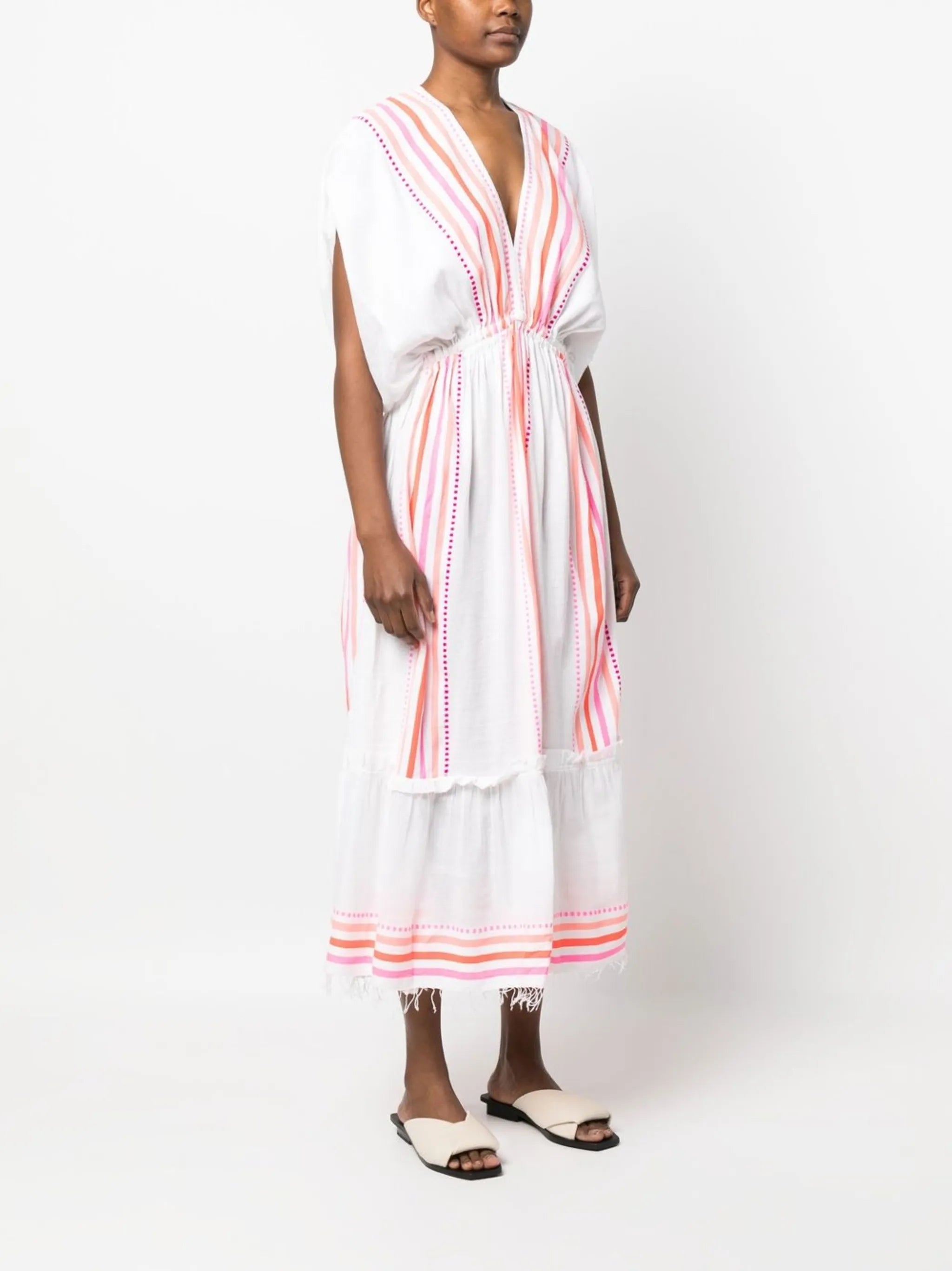 Eshe stripe-print dress
