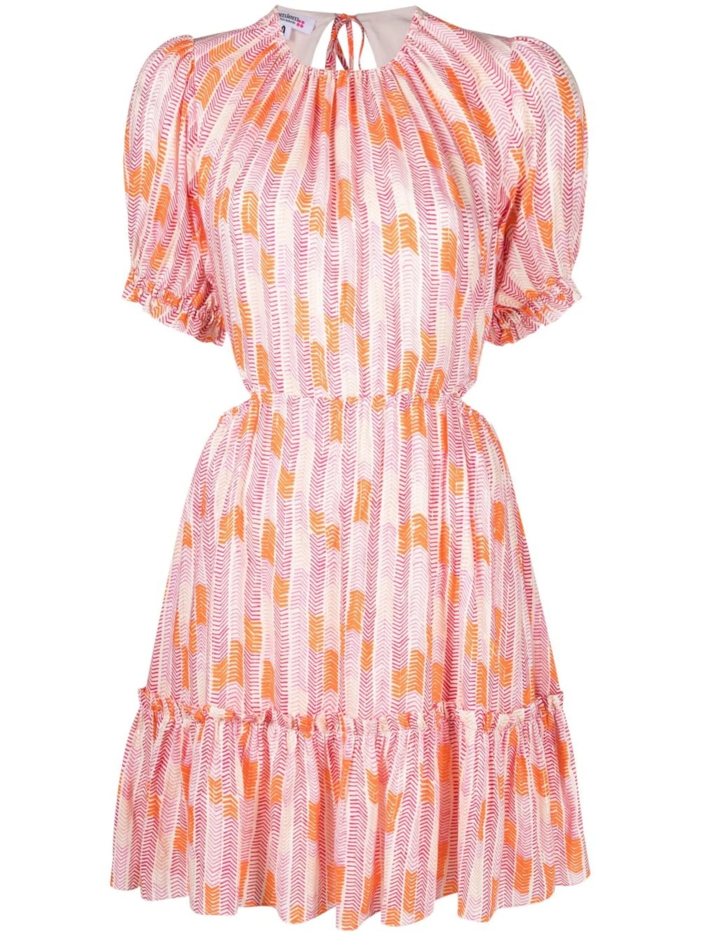 Gigi open-back minidress