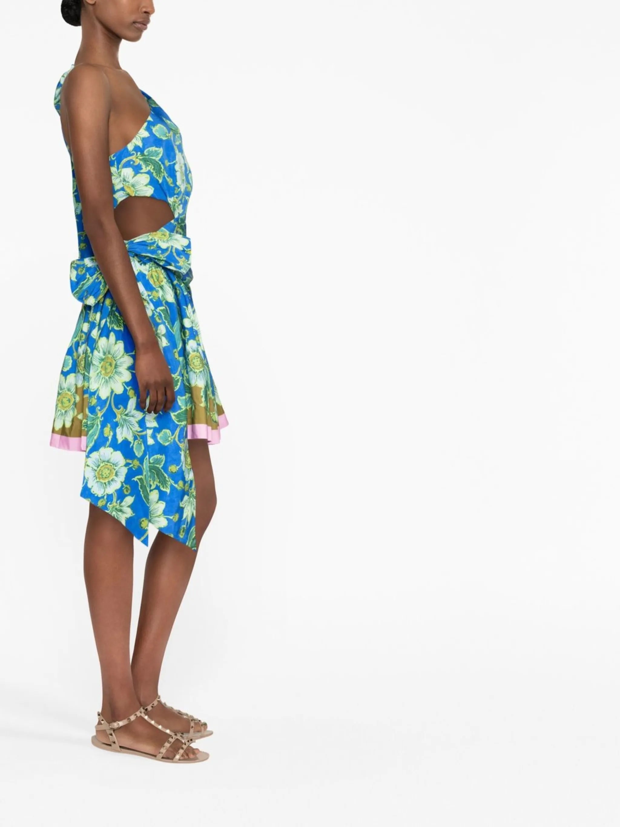 Winnie one-shoulder mini dress