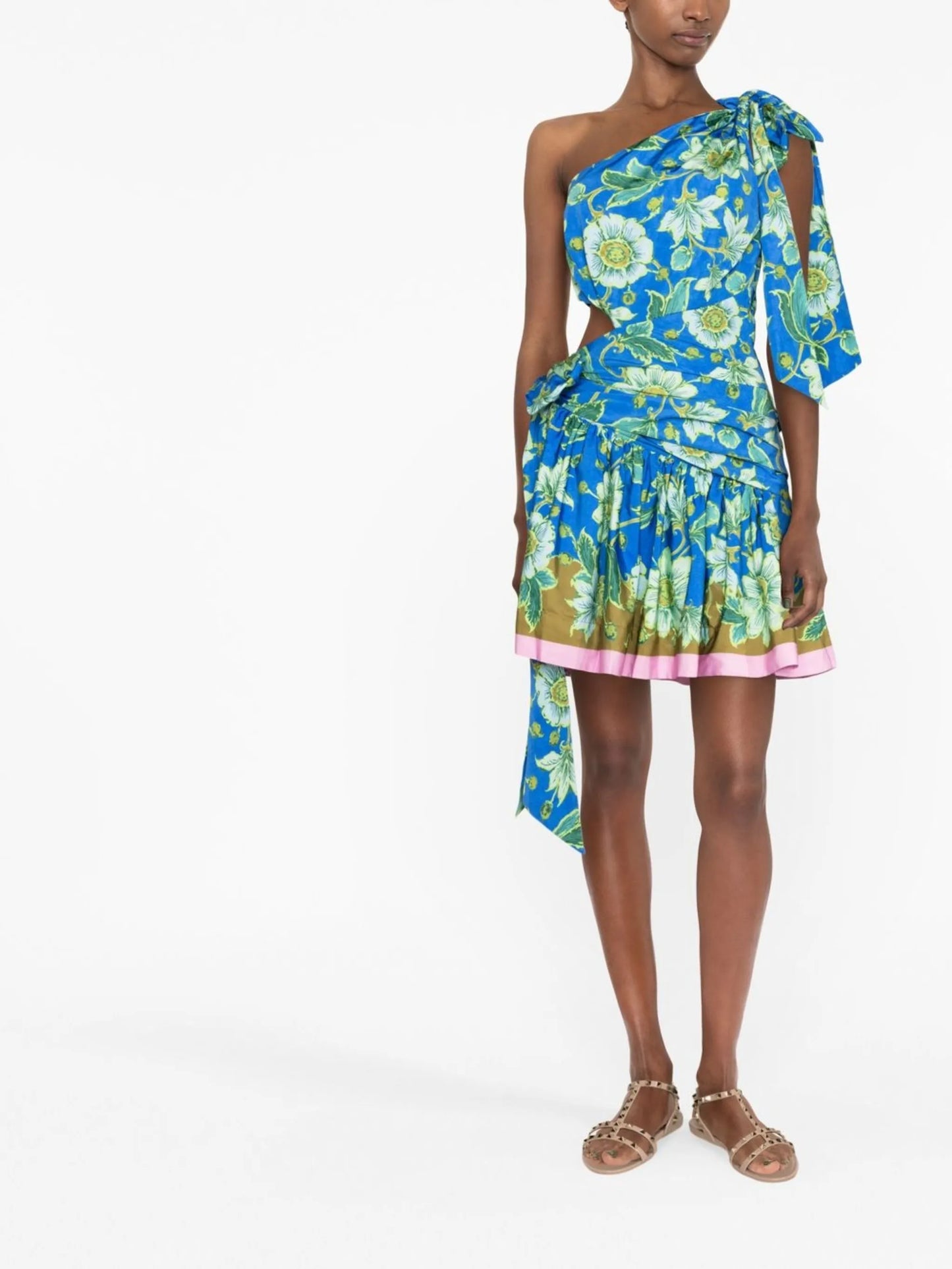 Winnie one-shoulder mini dress