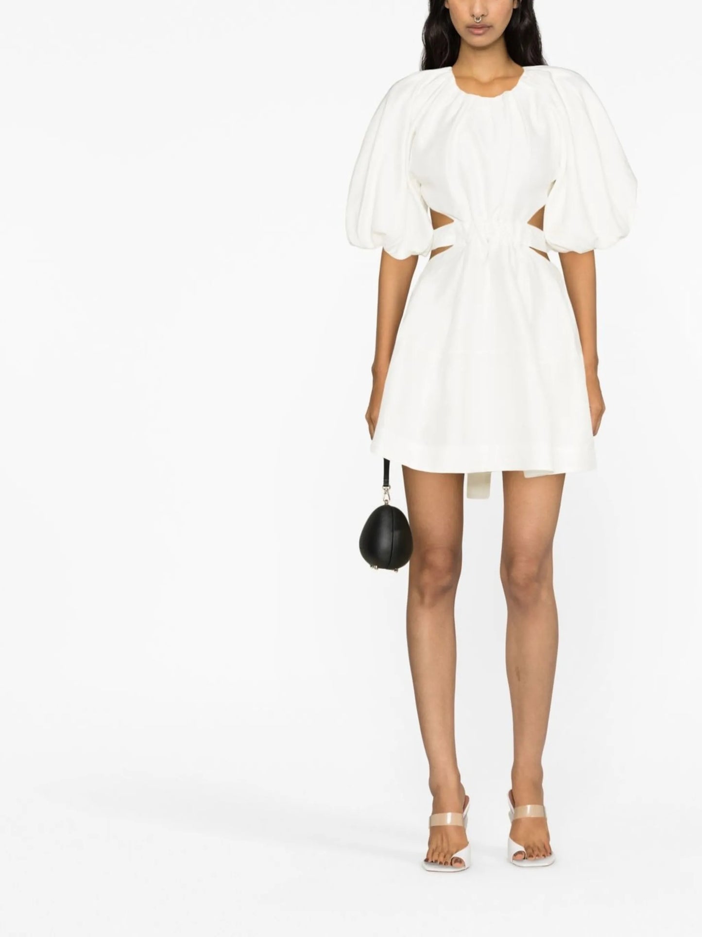 Mimosa cut-out minidress