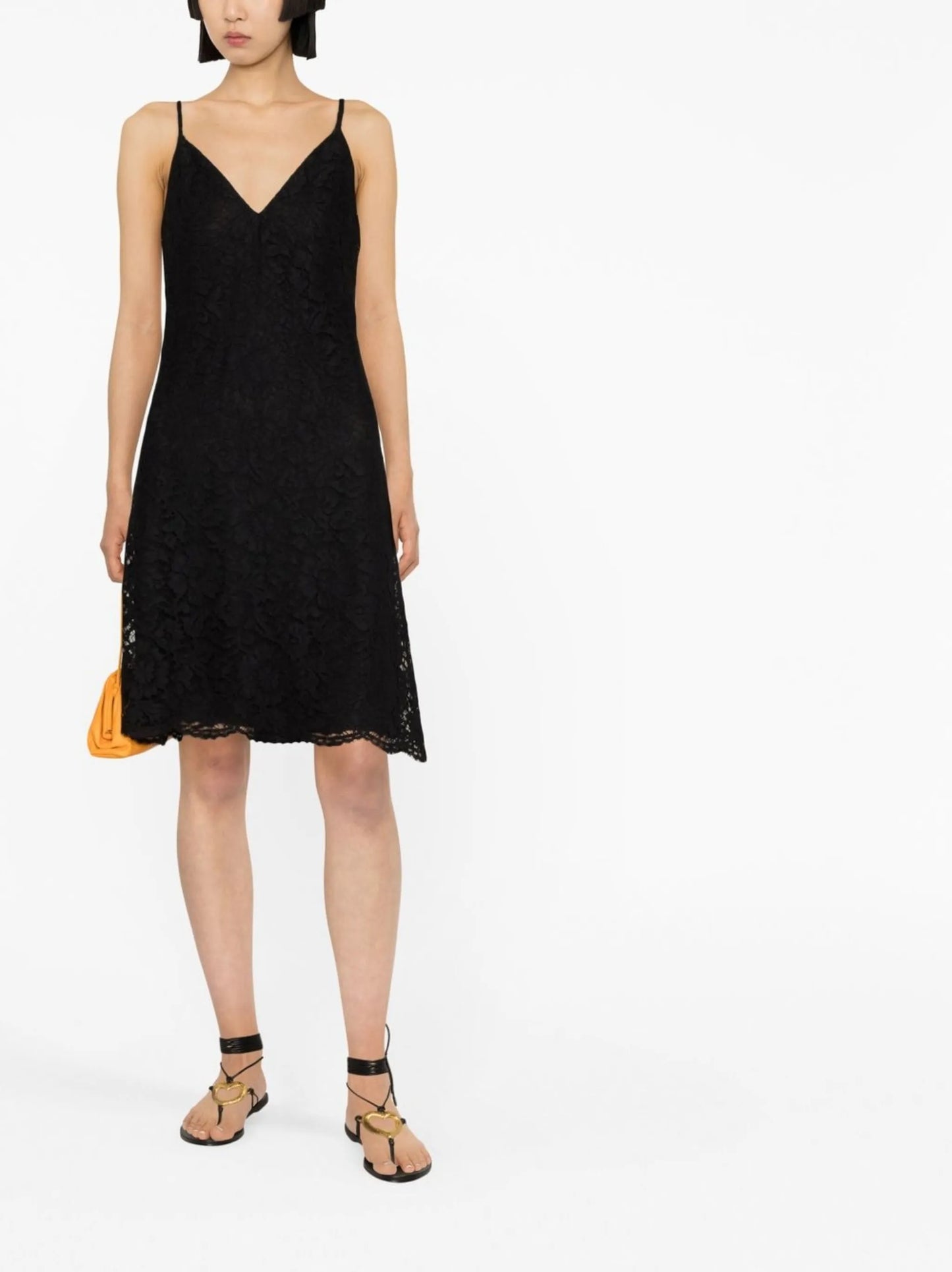 strappy lace dress