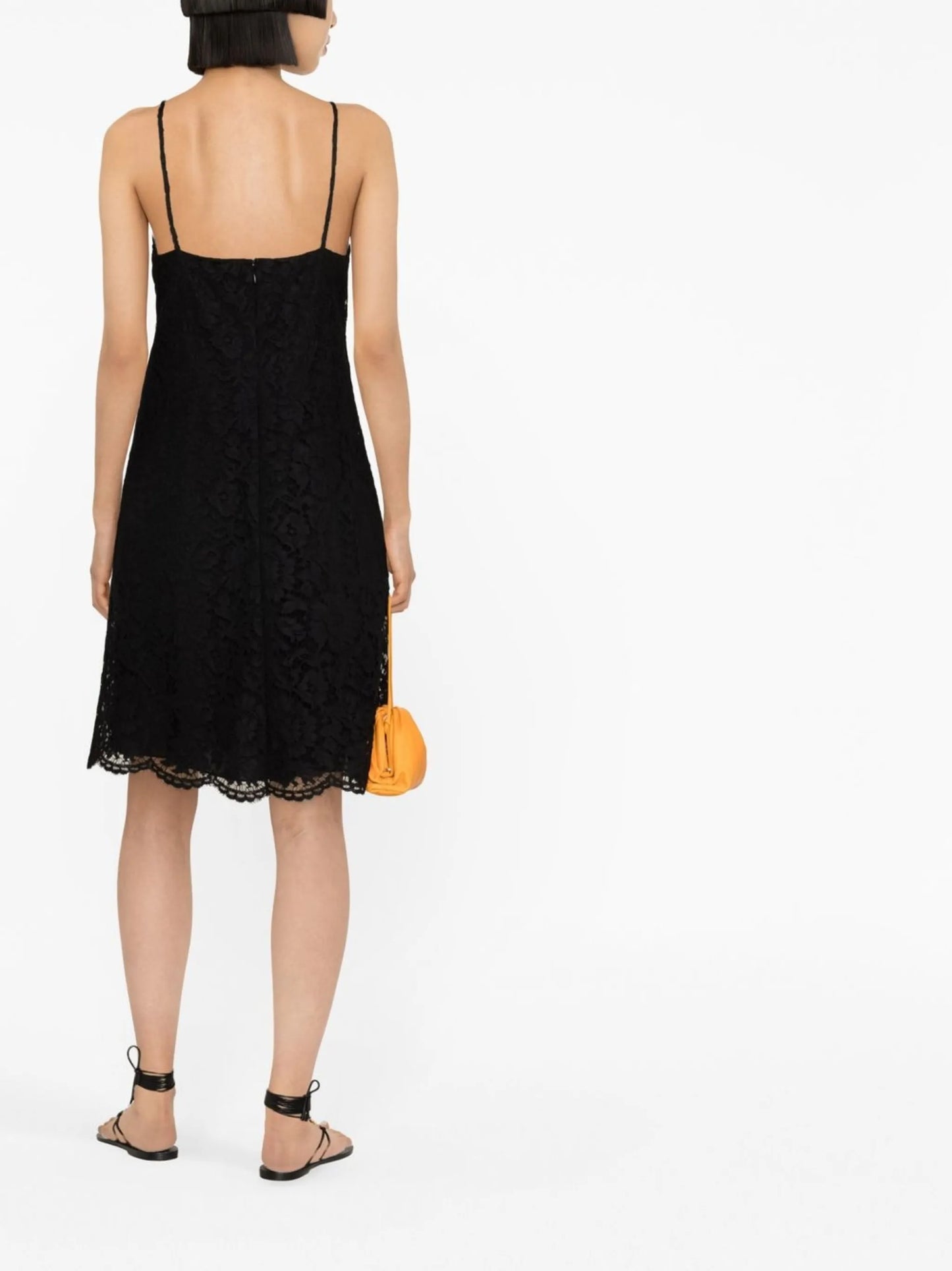 strappy lace dress