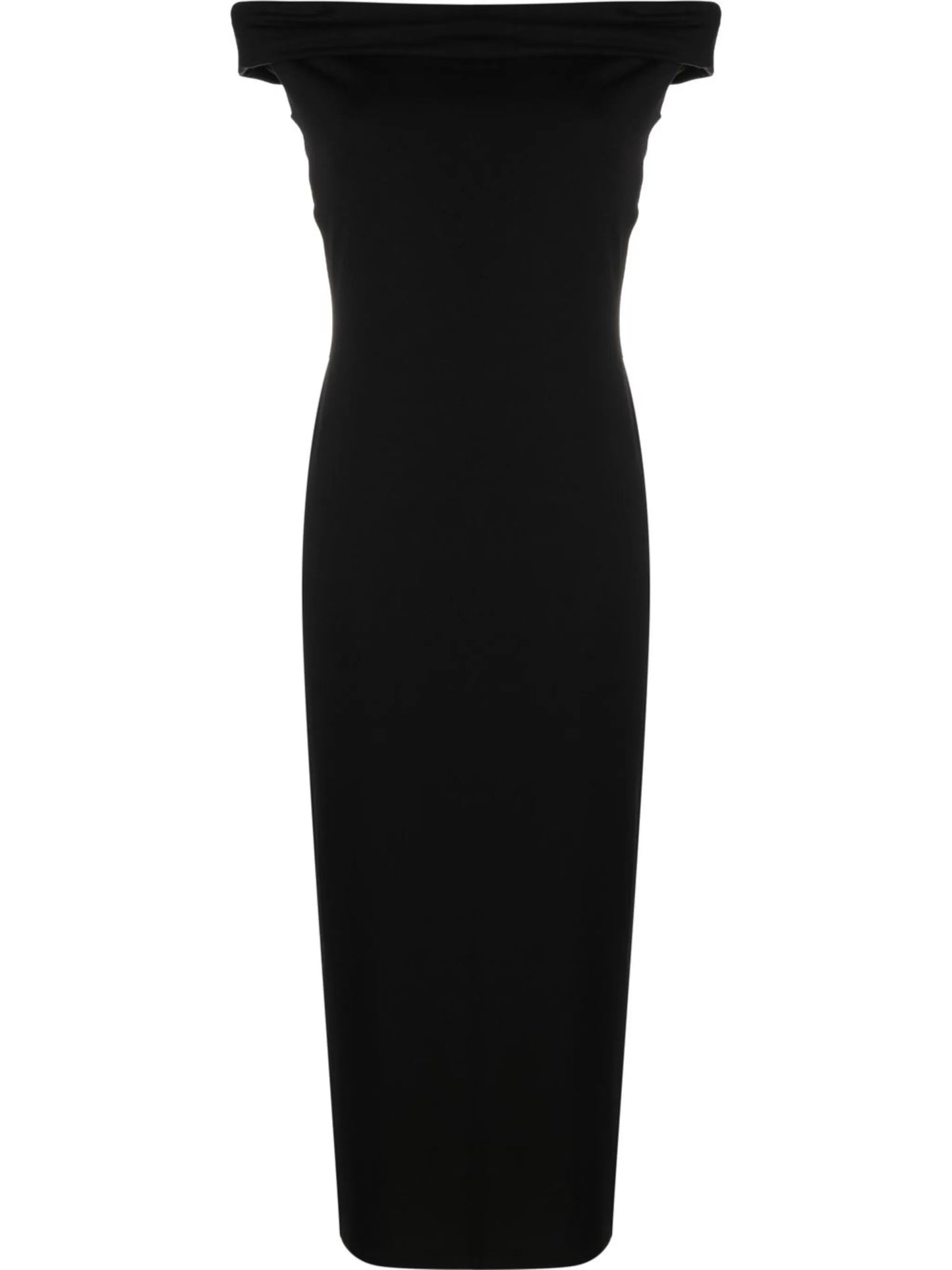 Jamen off-shoulder knitted midi dress