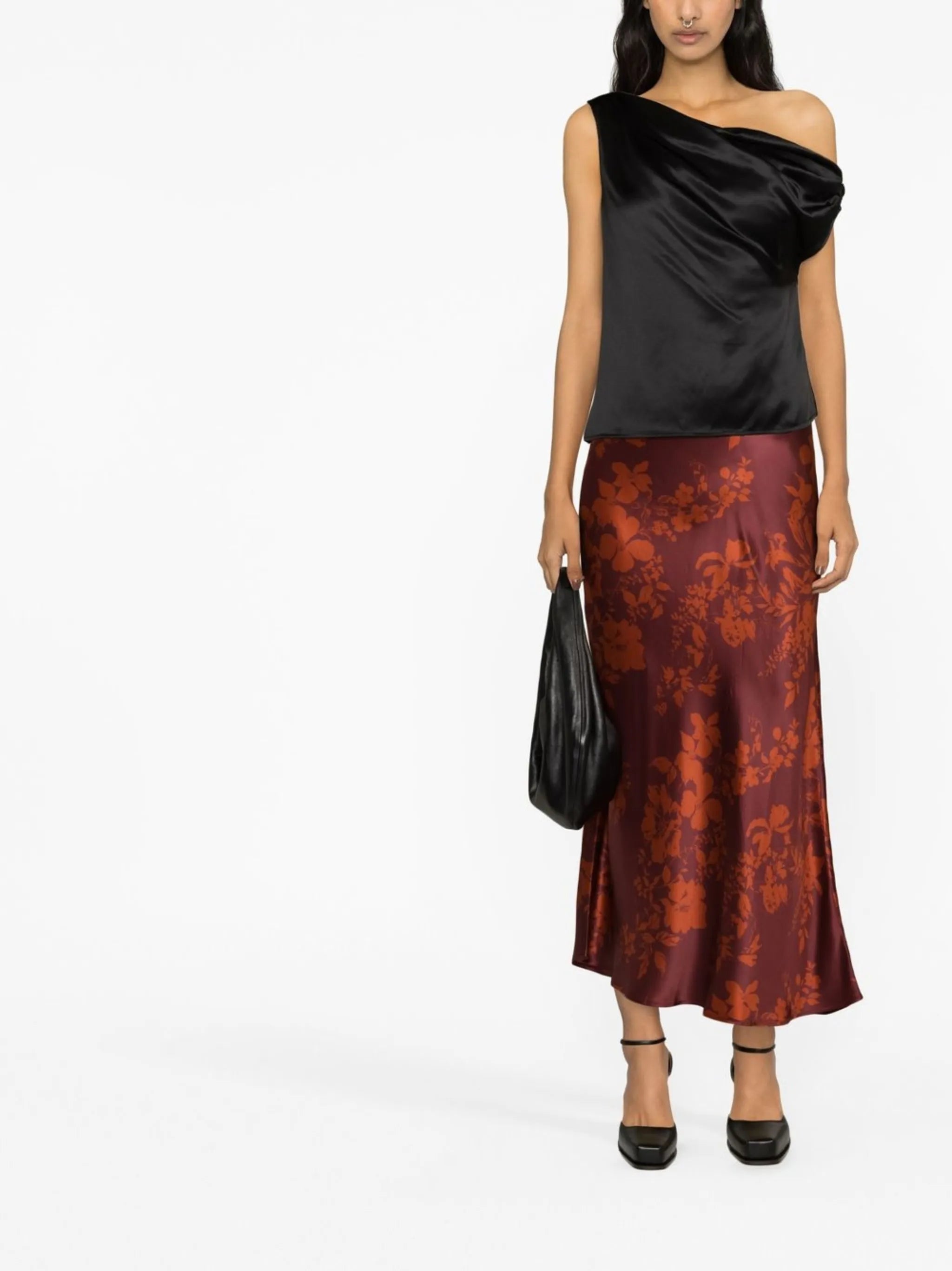 Layla floral-print skirt