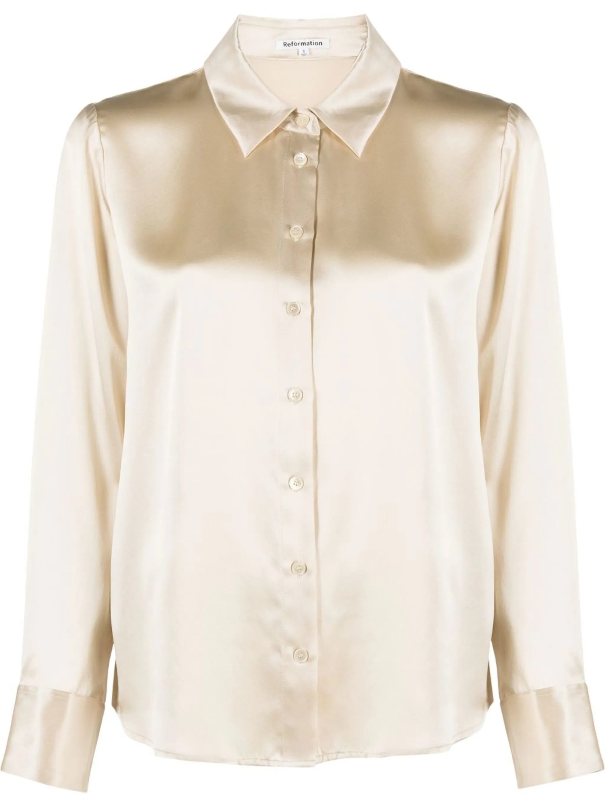 Sky silk shirt
