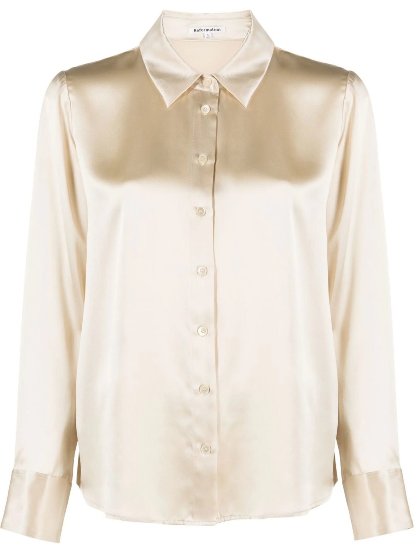Sky silk shirt