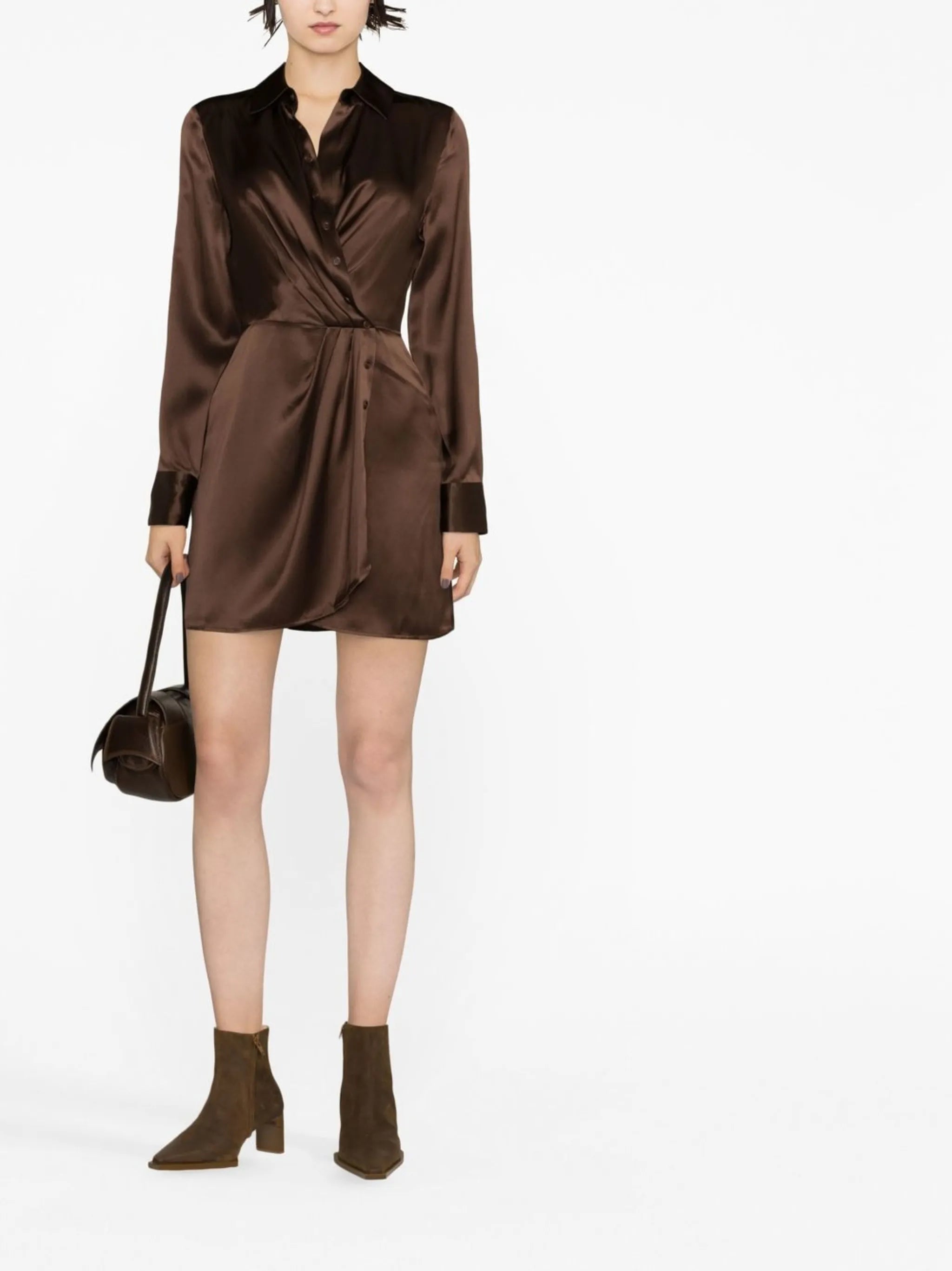 Alaine silk minidress