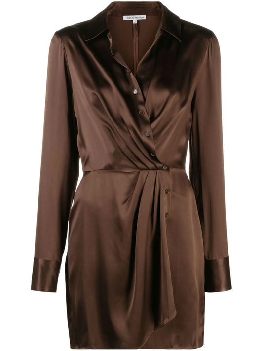 Alaine silk minidress