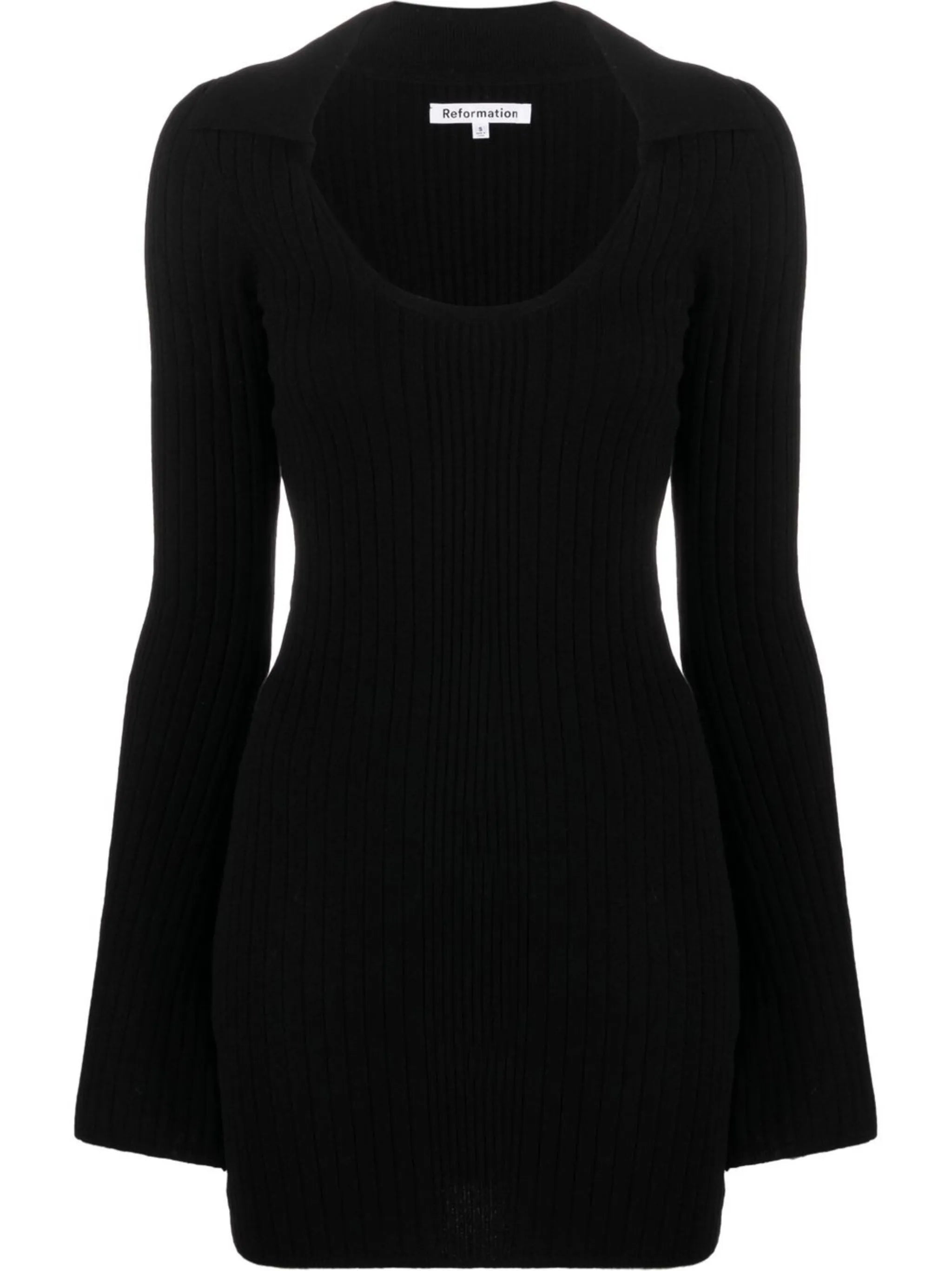 Farfalle cashmere minidress