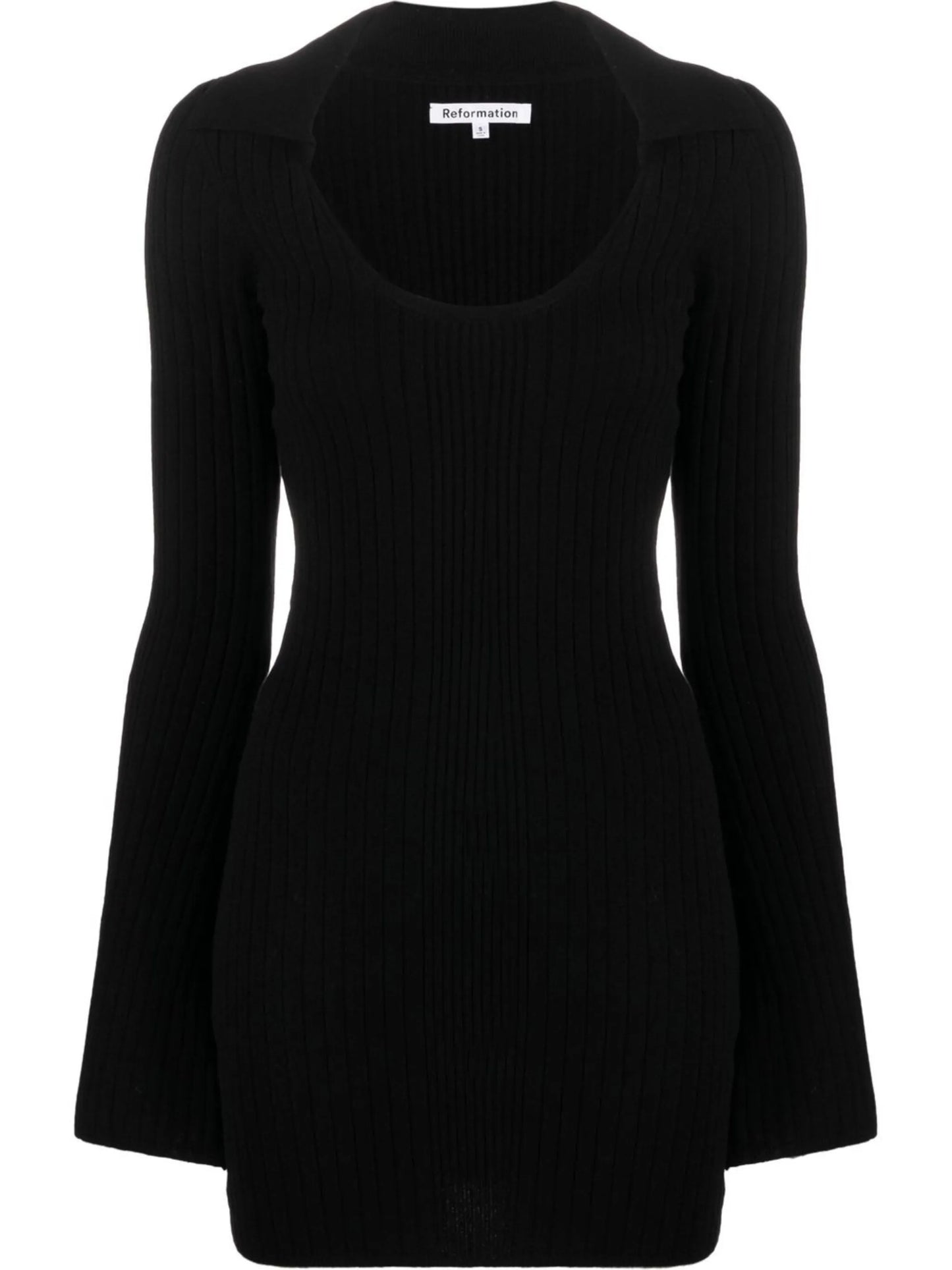 Farfalle cashmere minidress