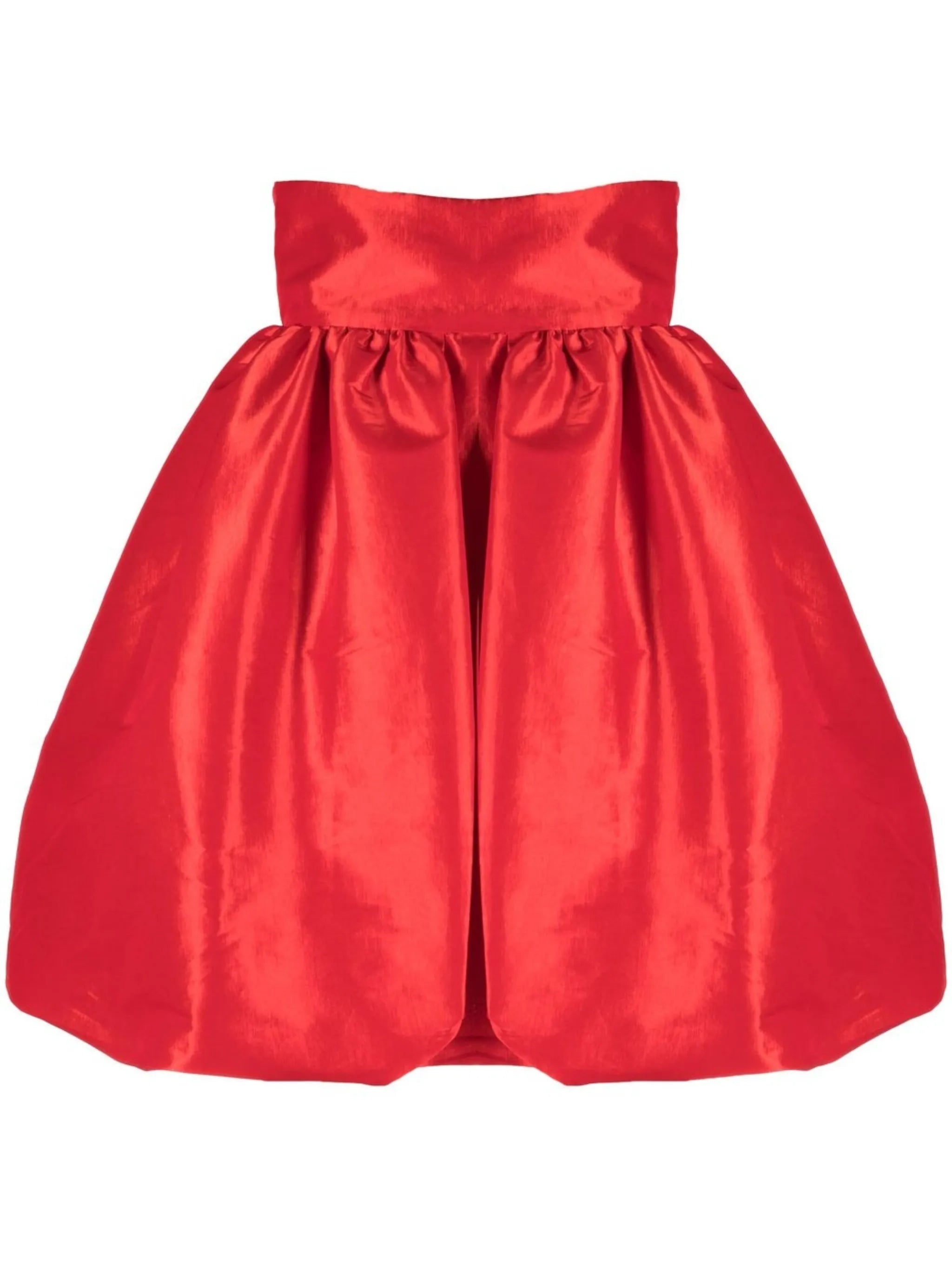 strapless bubble mini dress