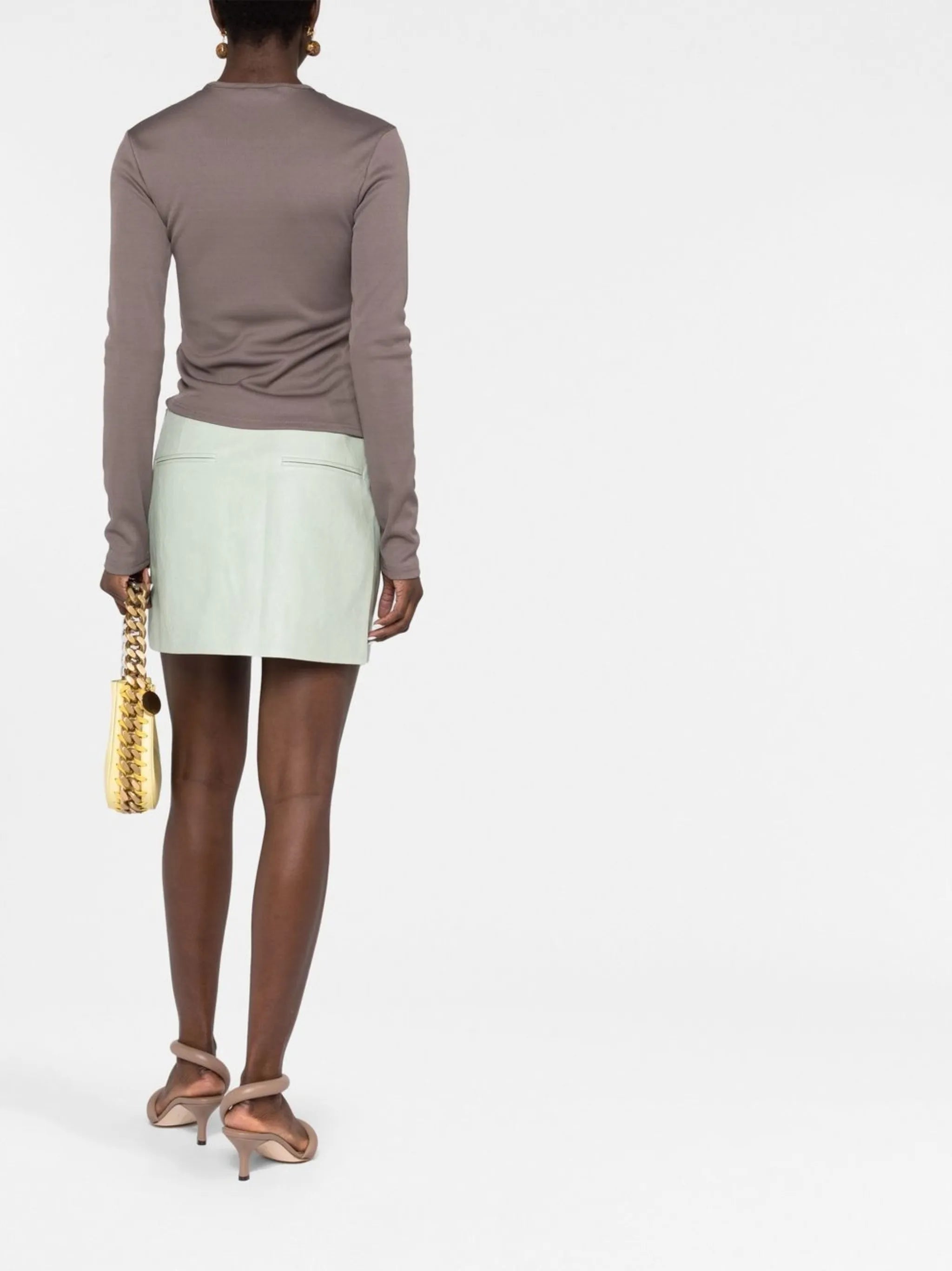 Della faux leather miniskirt
