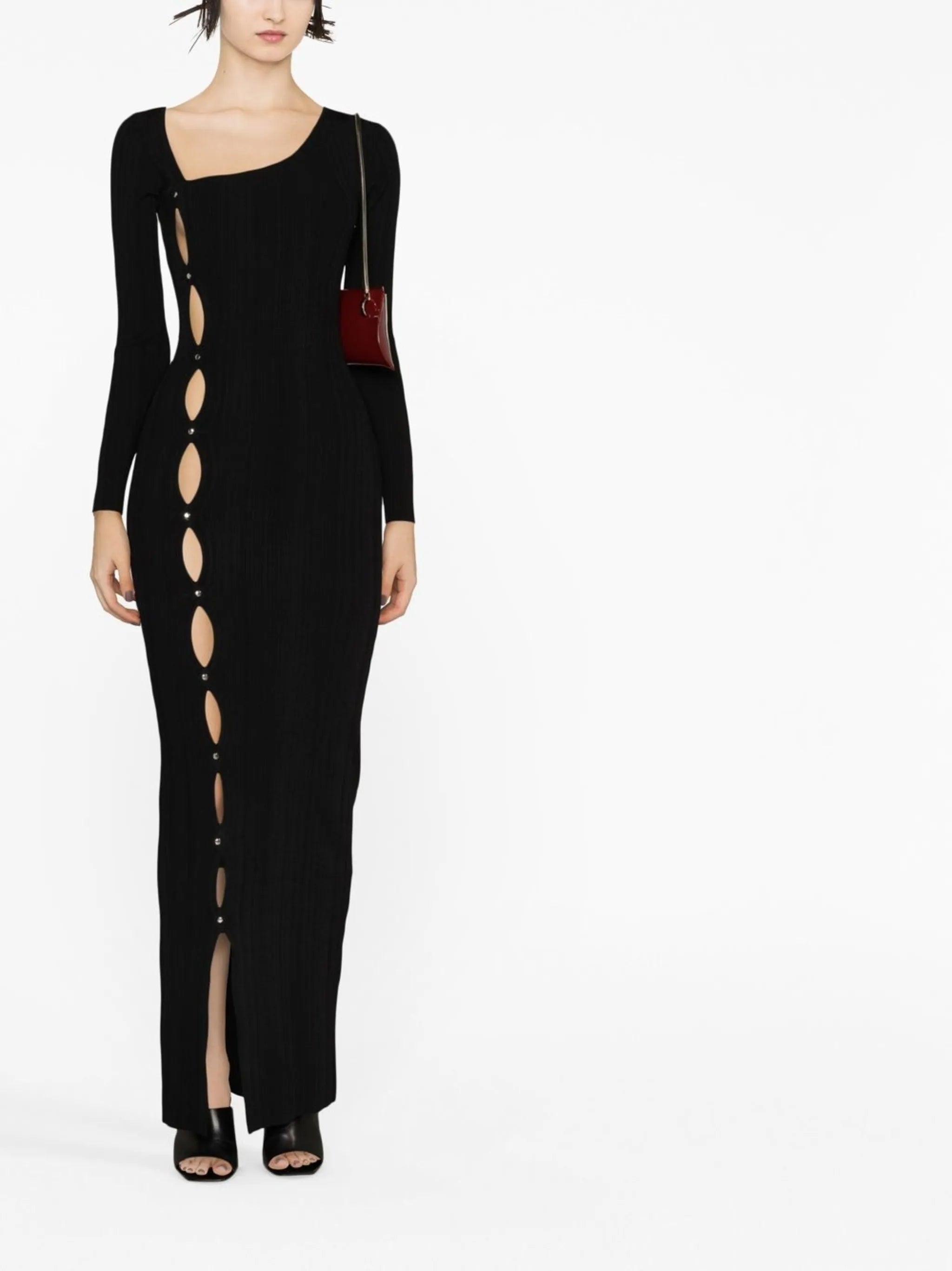 Lola cut-out knitted maxi dress