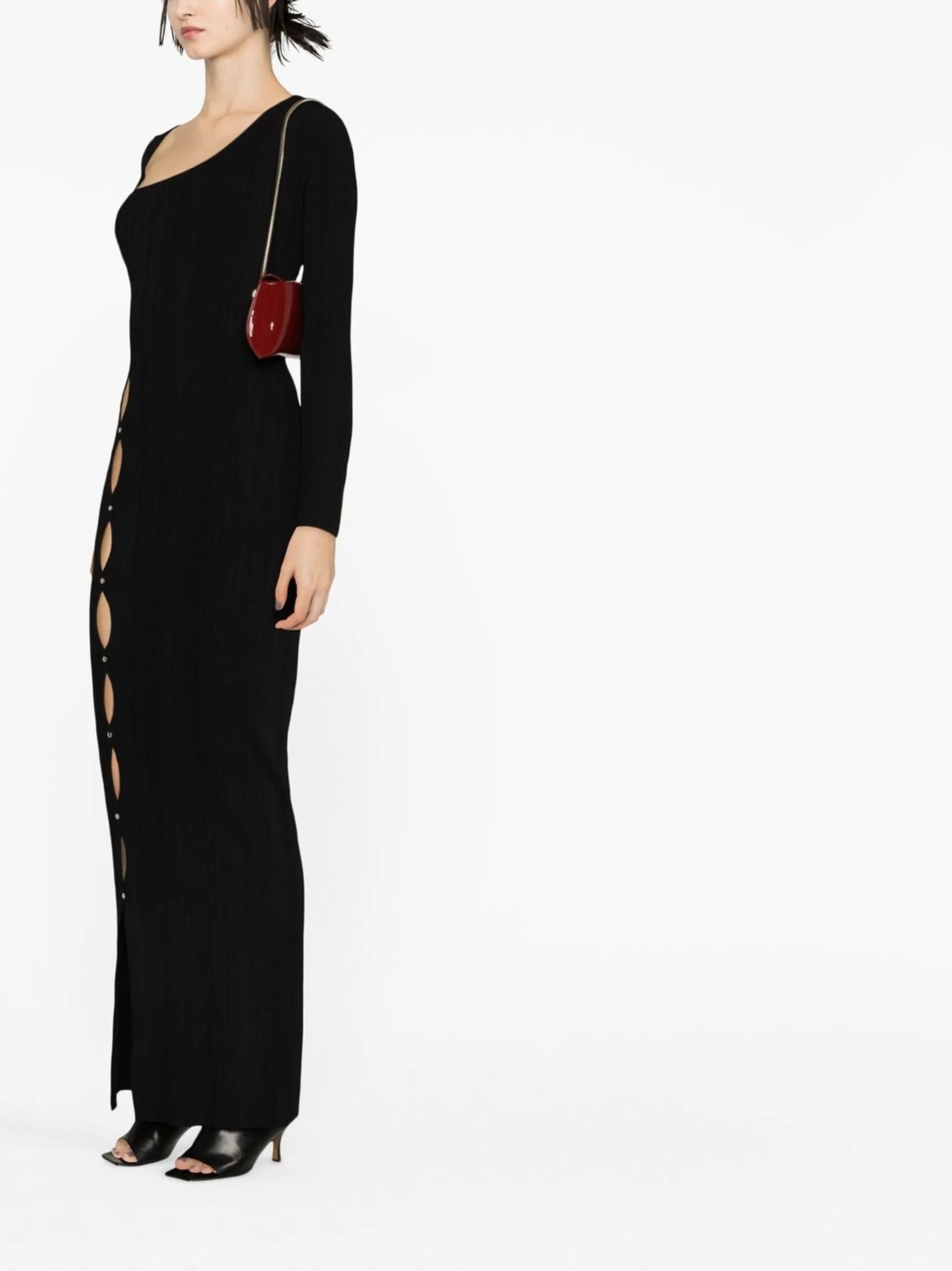 Lola cut-out knitted maxi dress