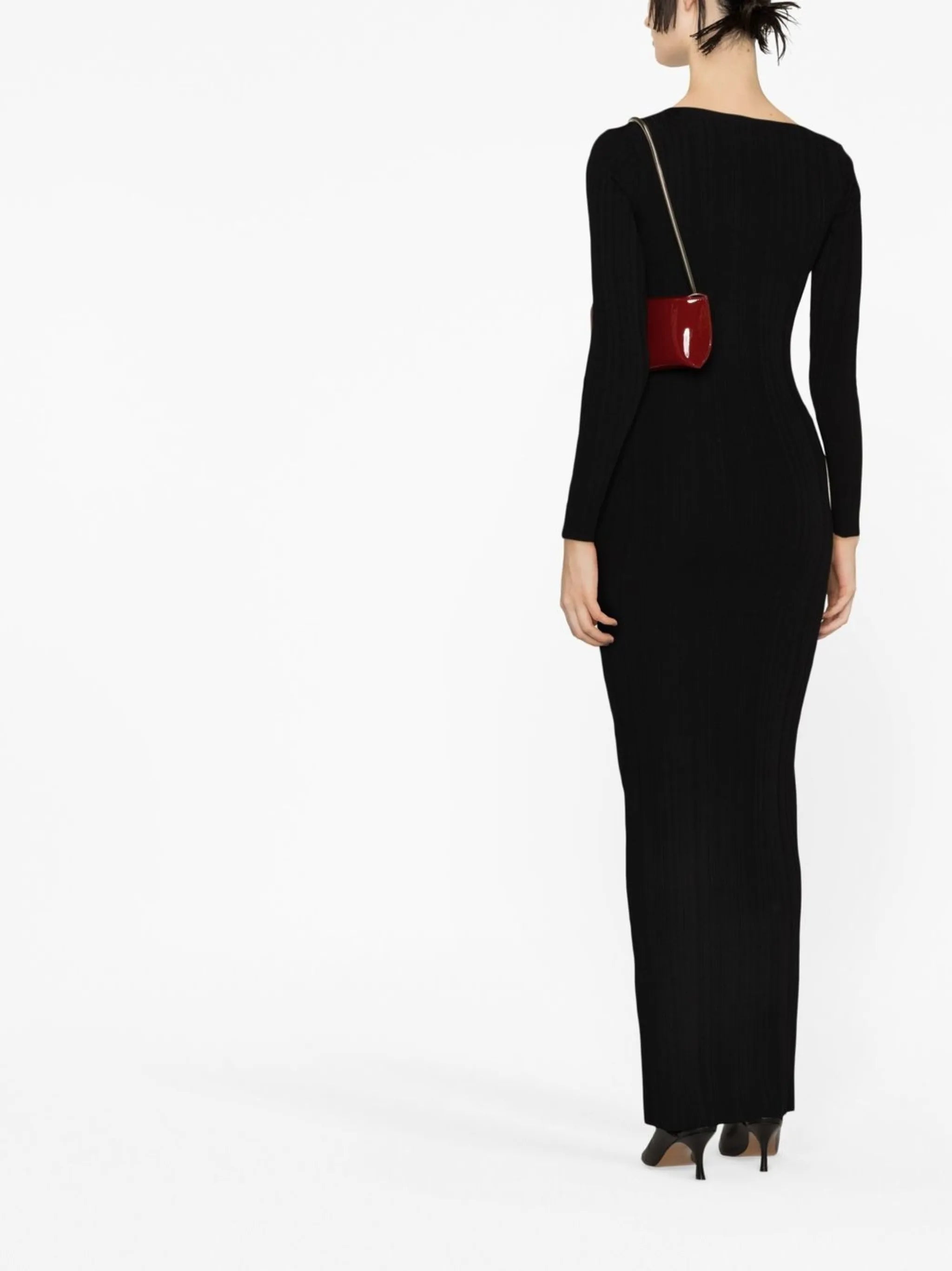 Lola cut-out knitted maxi dress