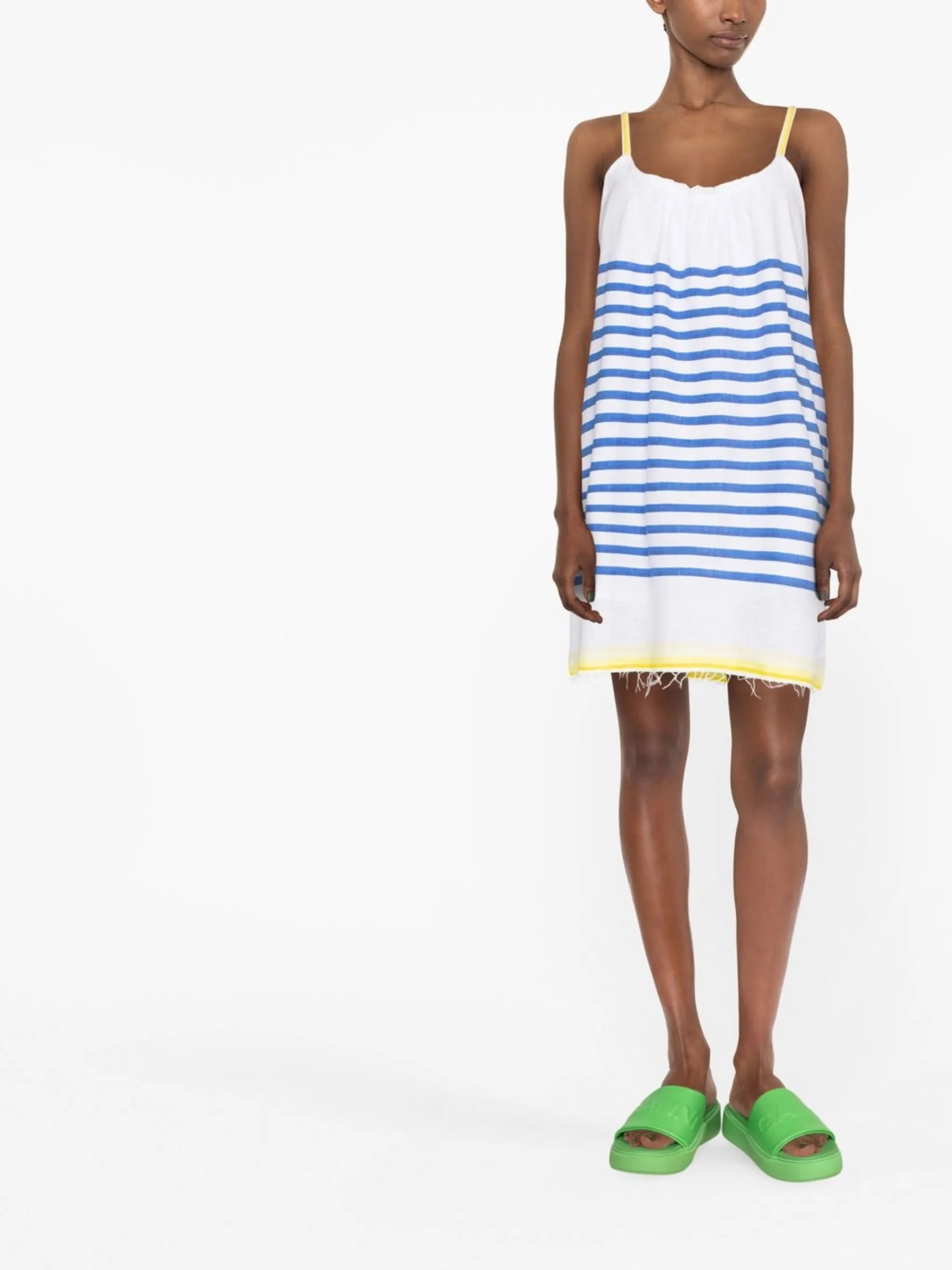 Hirut striped shift dress