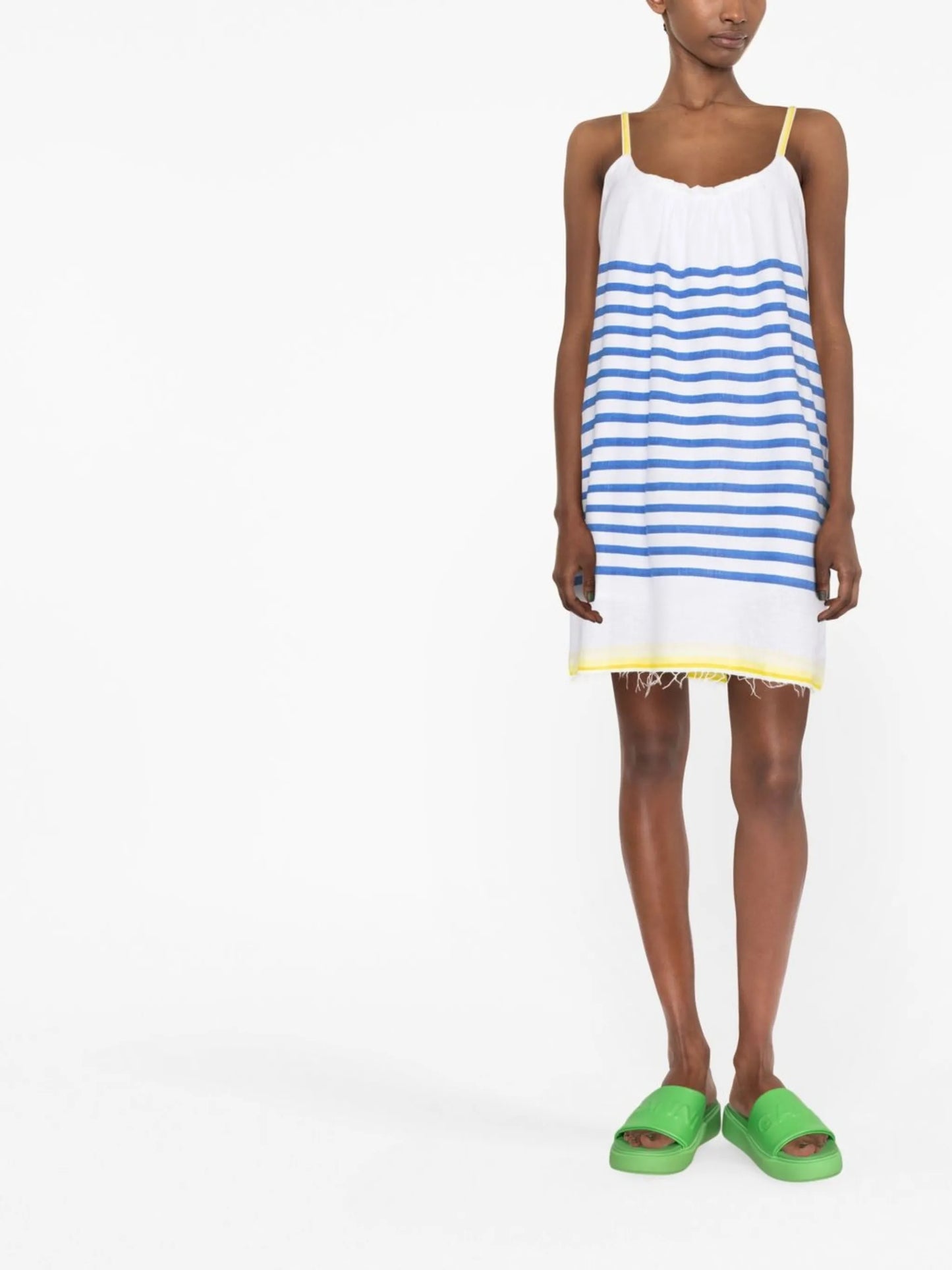 Hirut striped shift dress