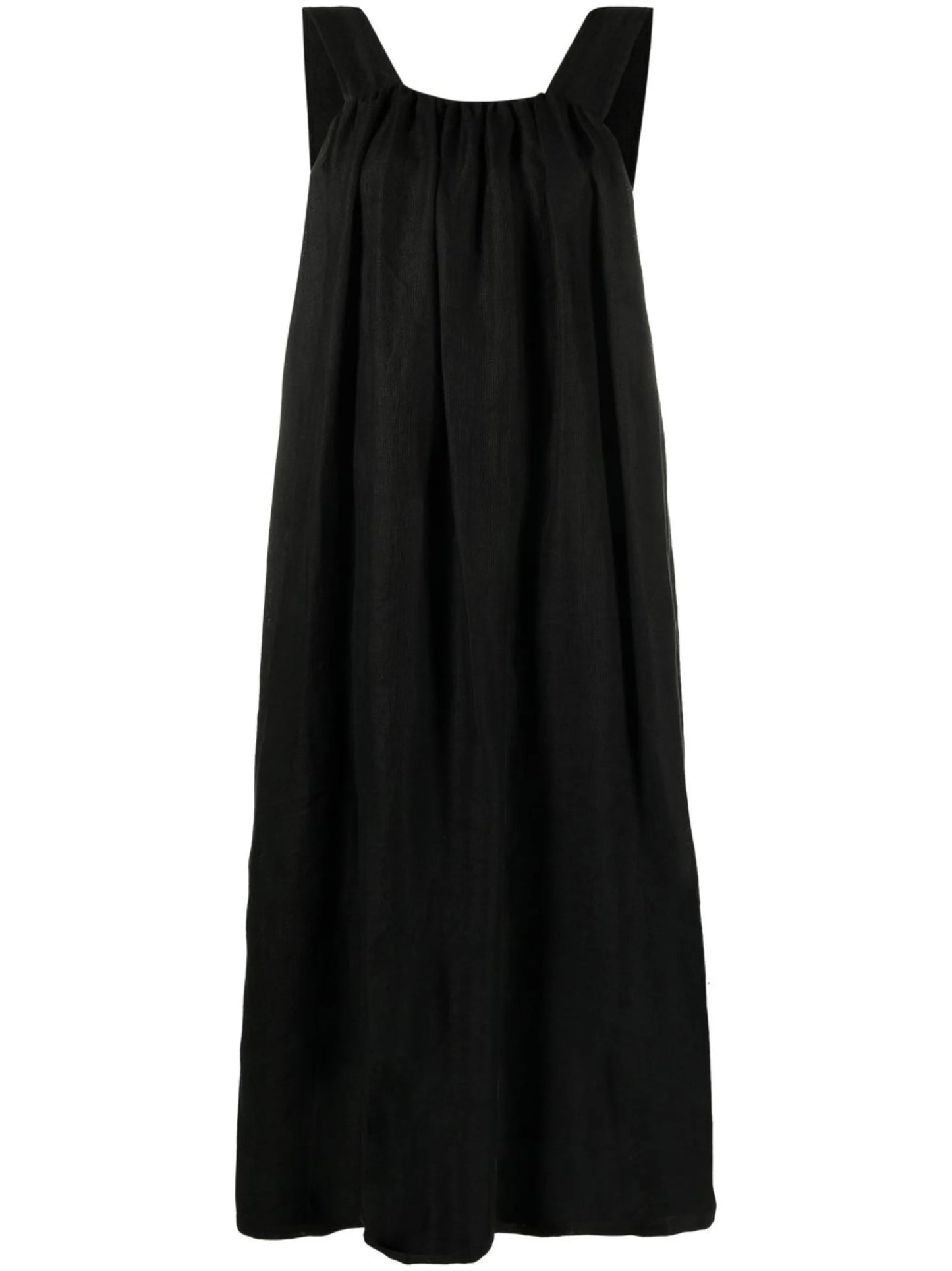 sleeveless midi dress