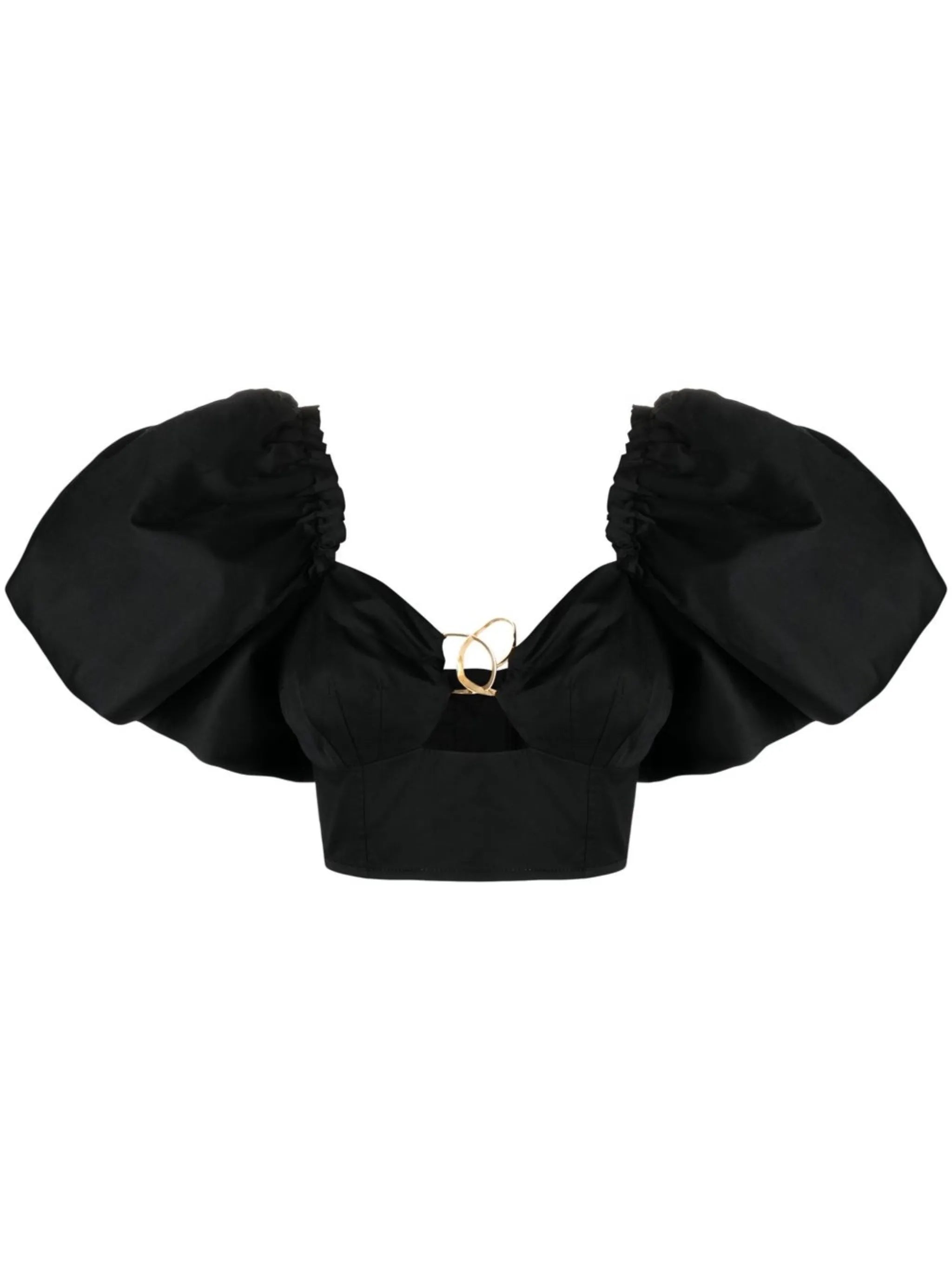 Marcel puff-sleeve blouse